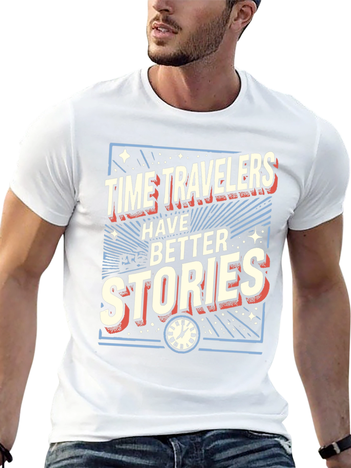 Time Travelers Better Stories Graphic Tee