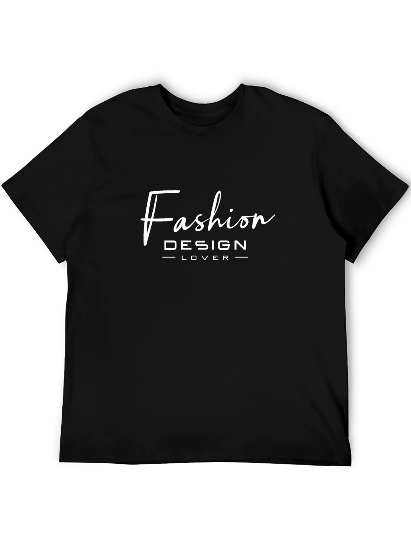 Fashion Design Lover Black T-Shirt