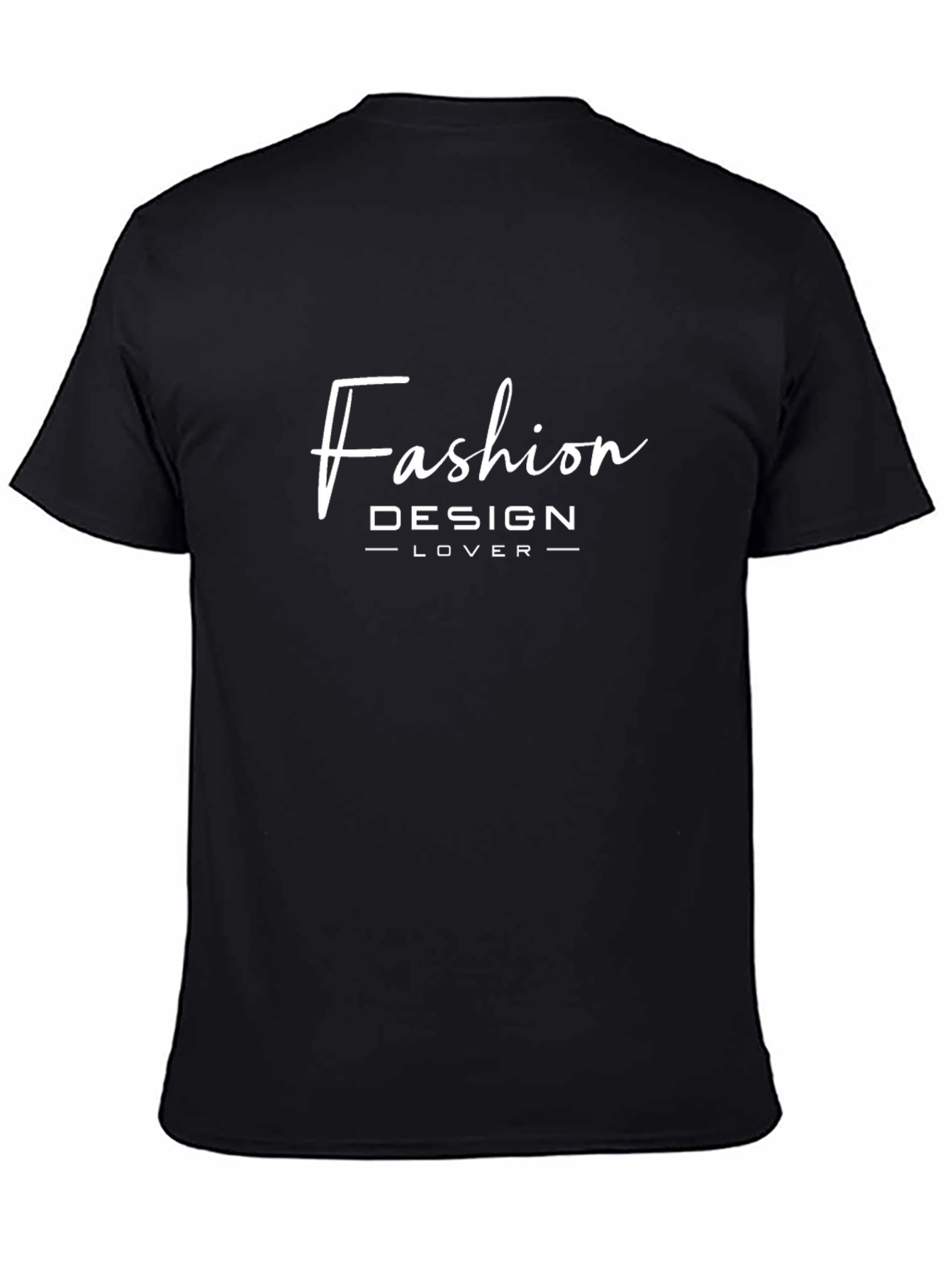 Fashion Design Lover Black T-Shirt