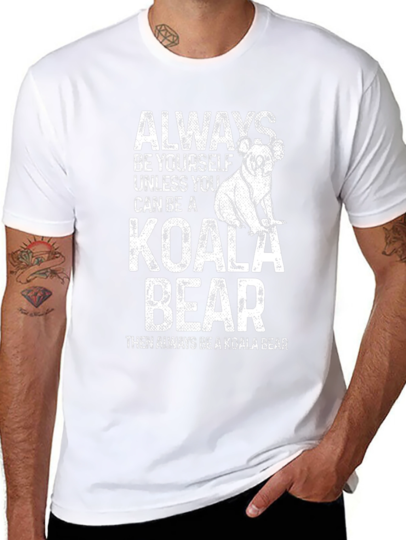 Koala Bear T-Shirt - Always Be Yourself Graphic Tee