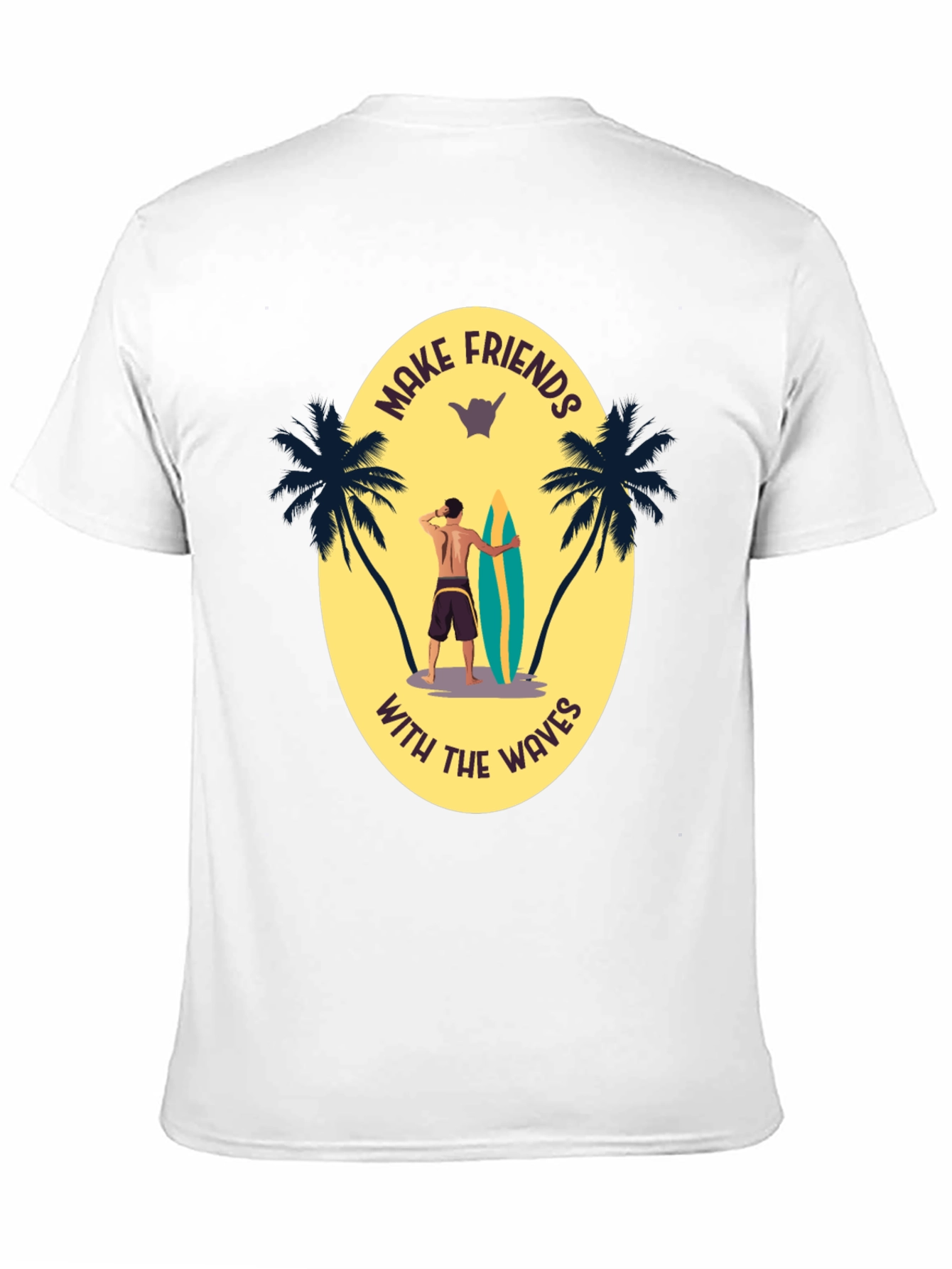 Make Friends With the Waves Graphic Tee