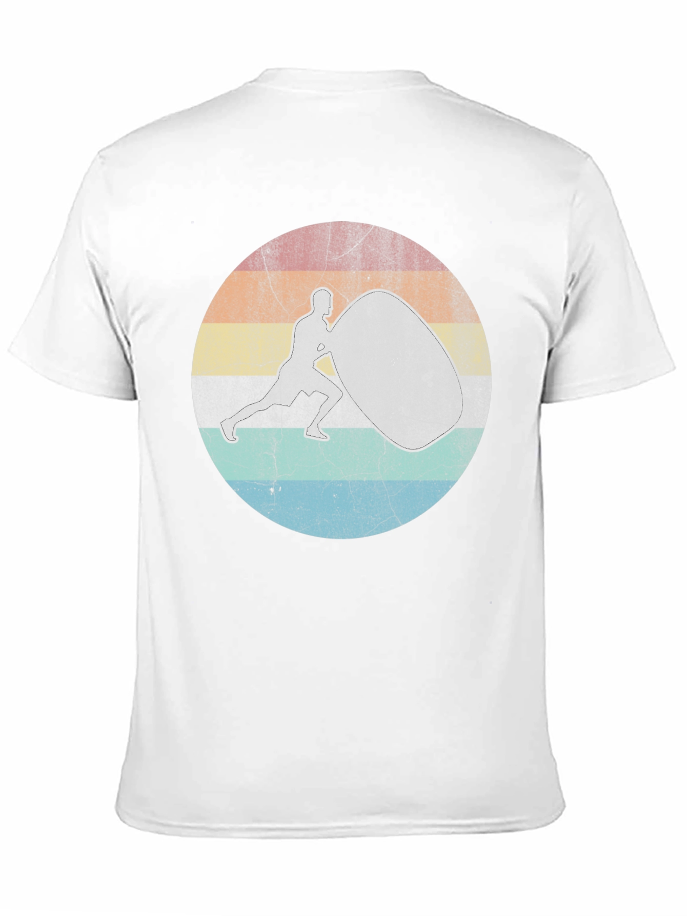 Retro Sandbag Workout T-Shirt - Black