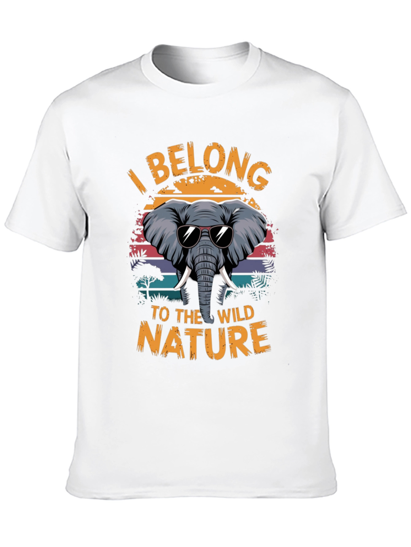 Wild Nature Elephant Graphic Tee