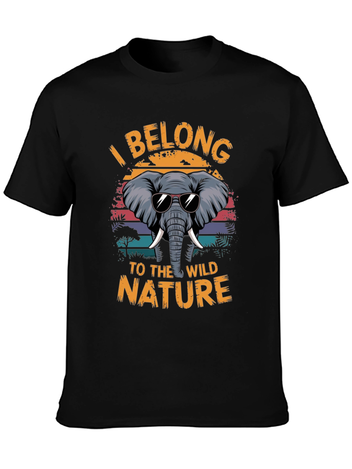 Wild Nature Elephant Graphic Tee