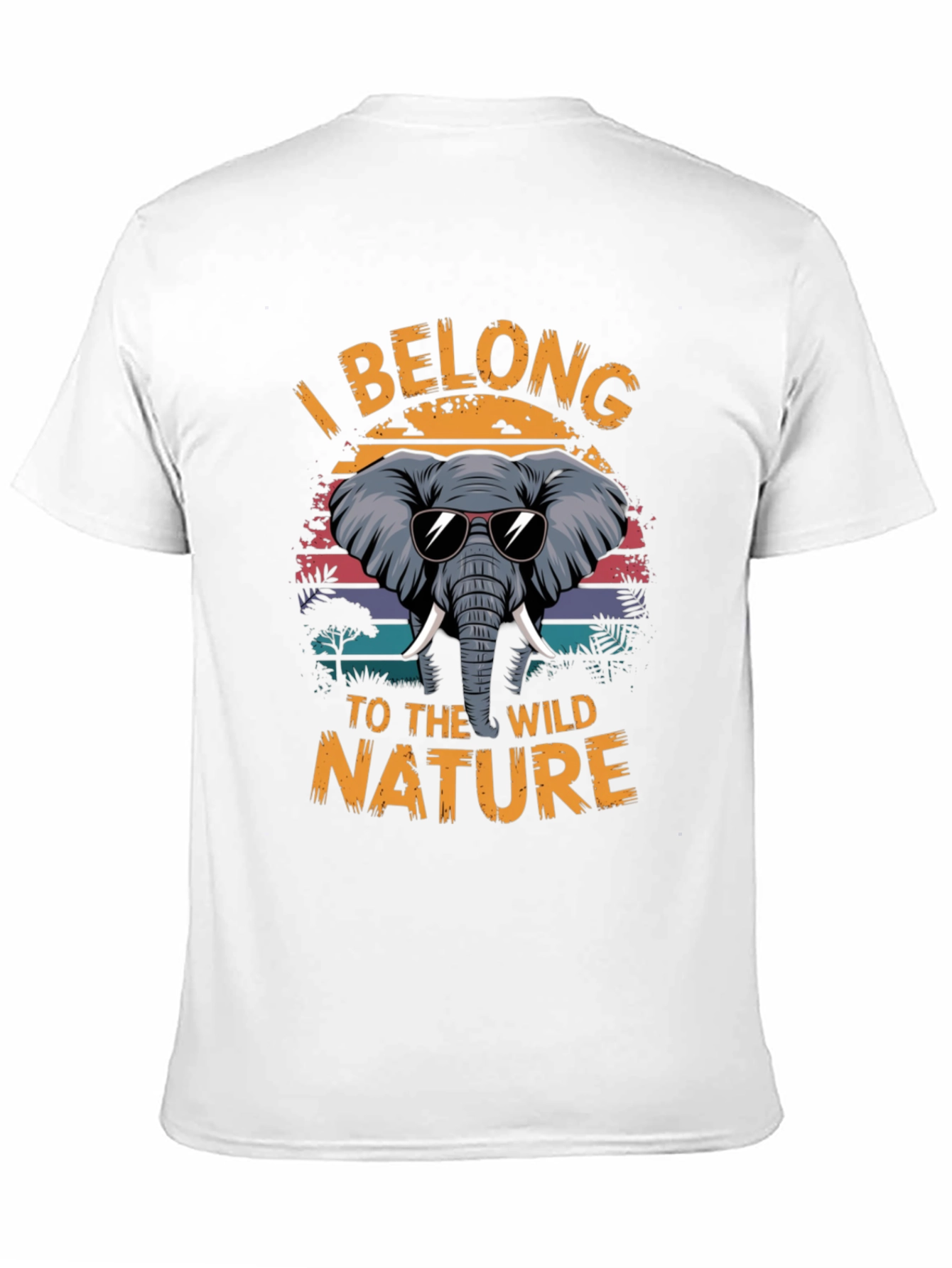 Wild Nature Elephant Graphic Tee