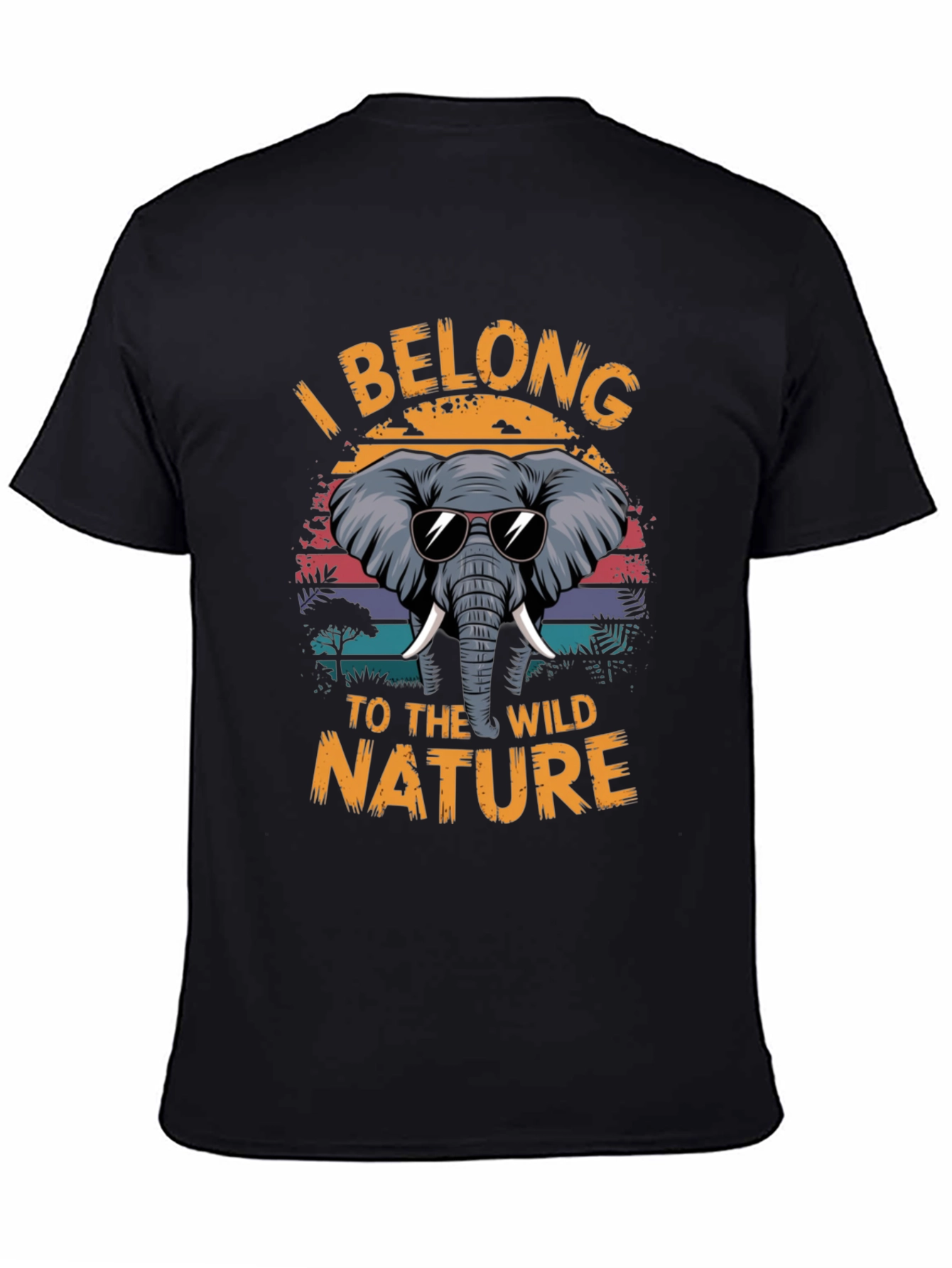 Wild Nature Elephant Graphic Tee
