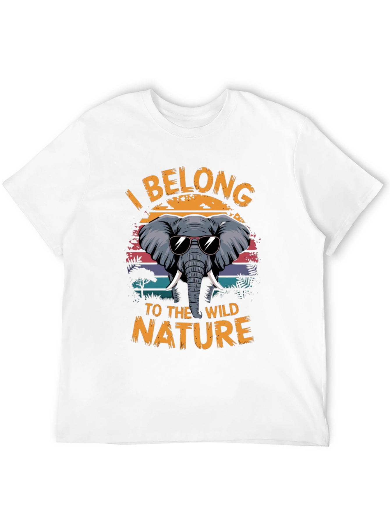 Wild Nature Elephant Graphic Tee