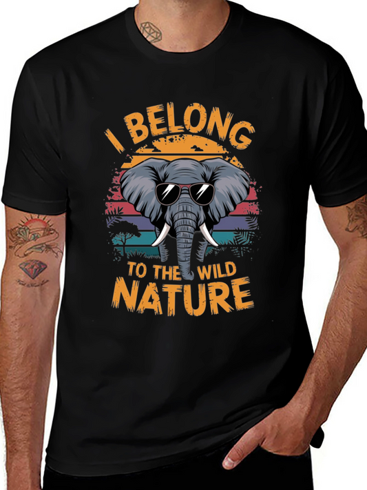 Wild Nature Elephant Graphic Tee
