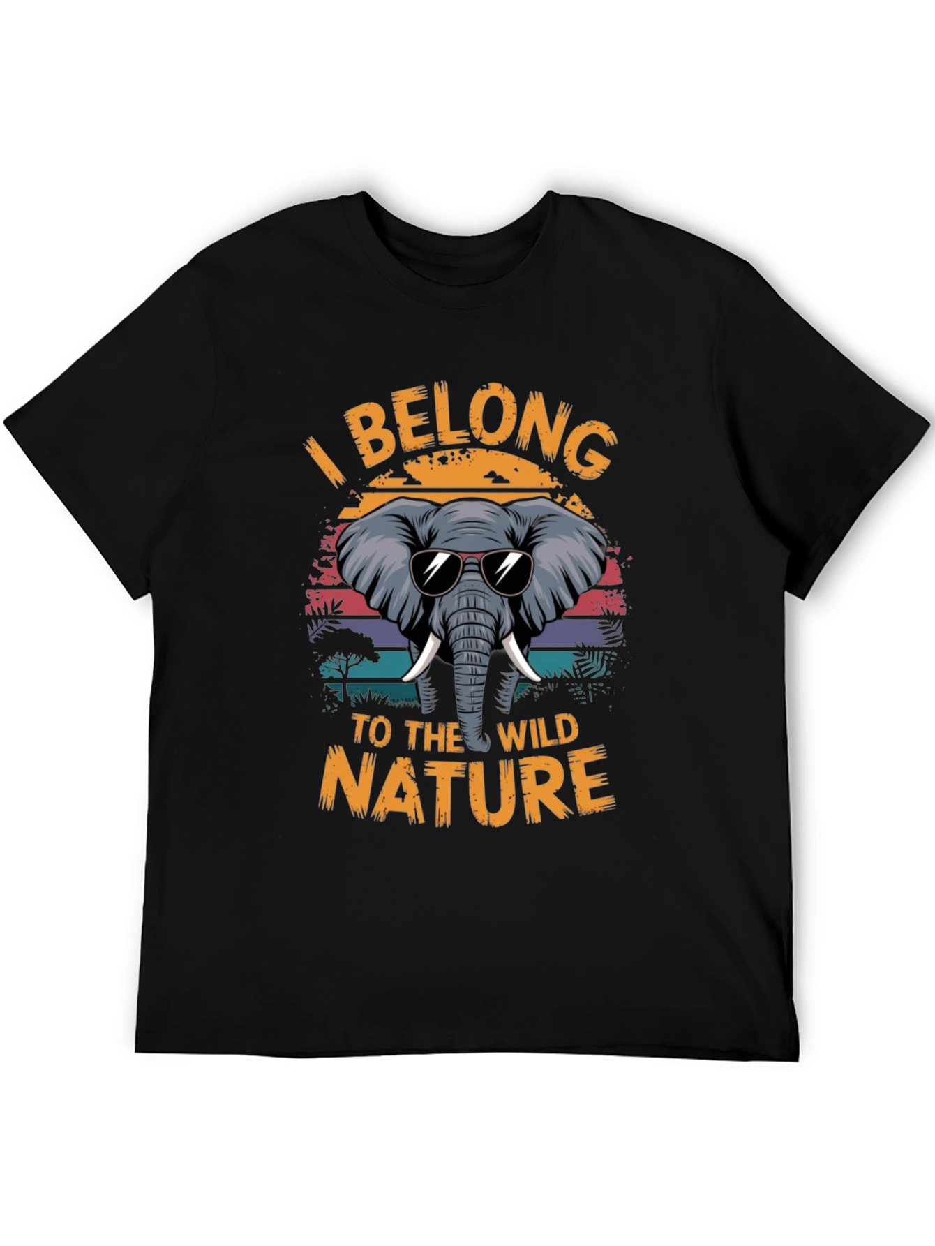 Wild Nature Elephant Graphic Tee