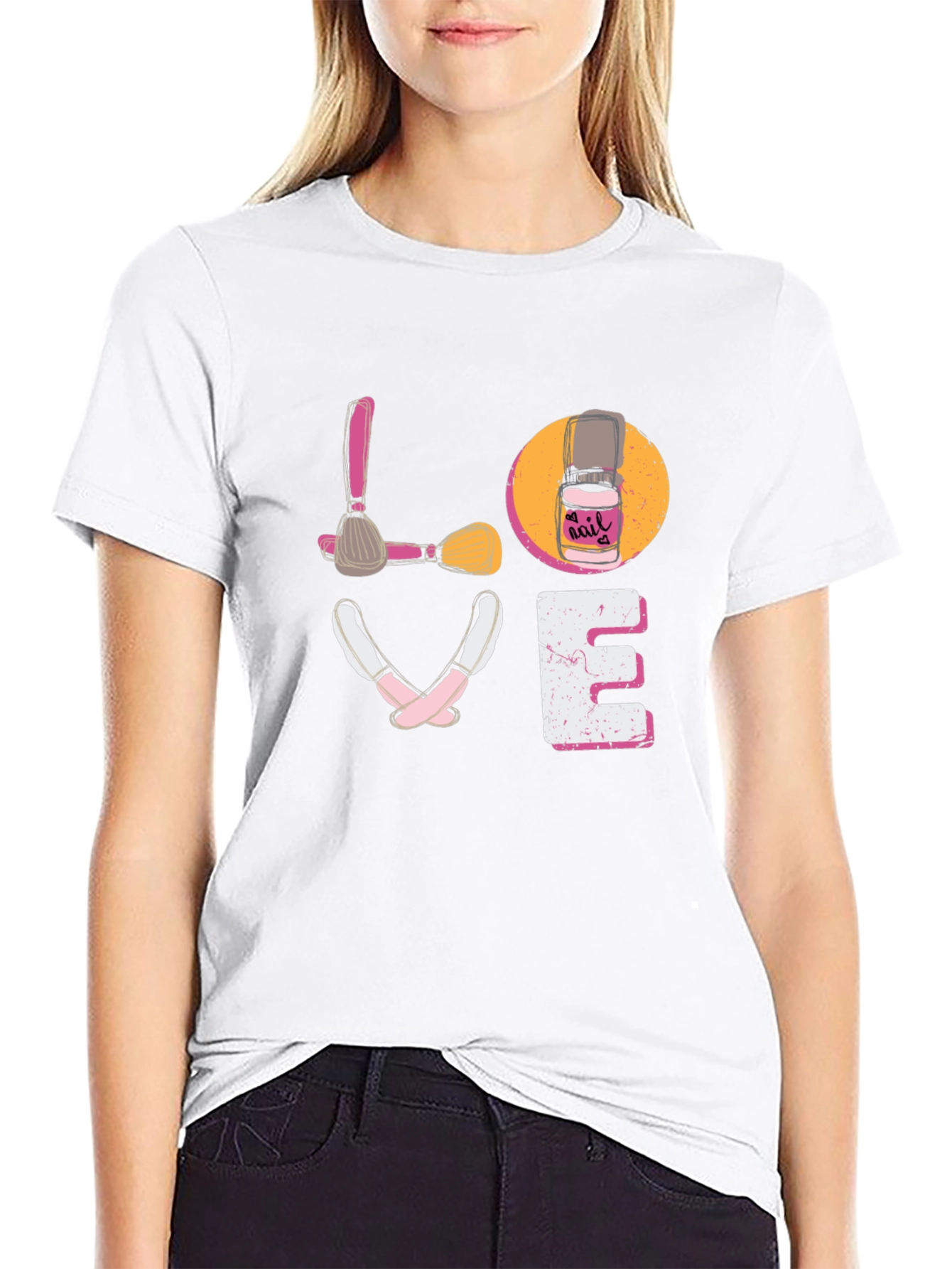 Nail Tech Love T-Shirt - Manicure & Pedicure Design