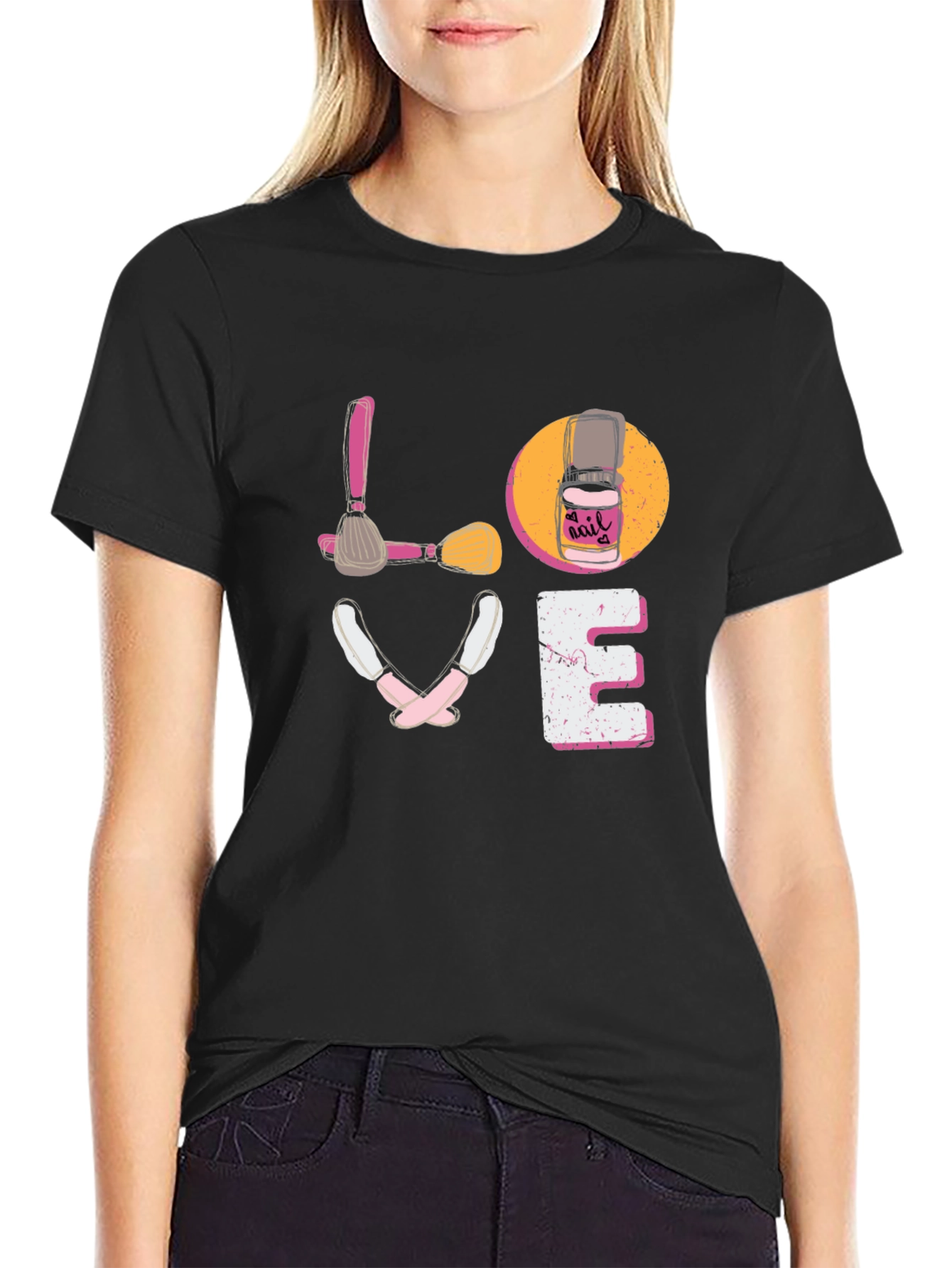 Nail Tech Love T-Shirt - Manicure & Pedicure Design
