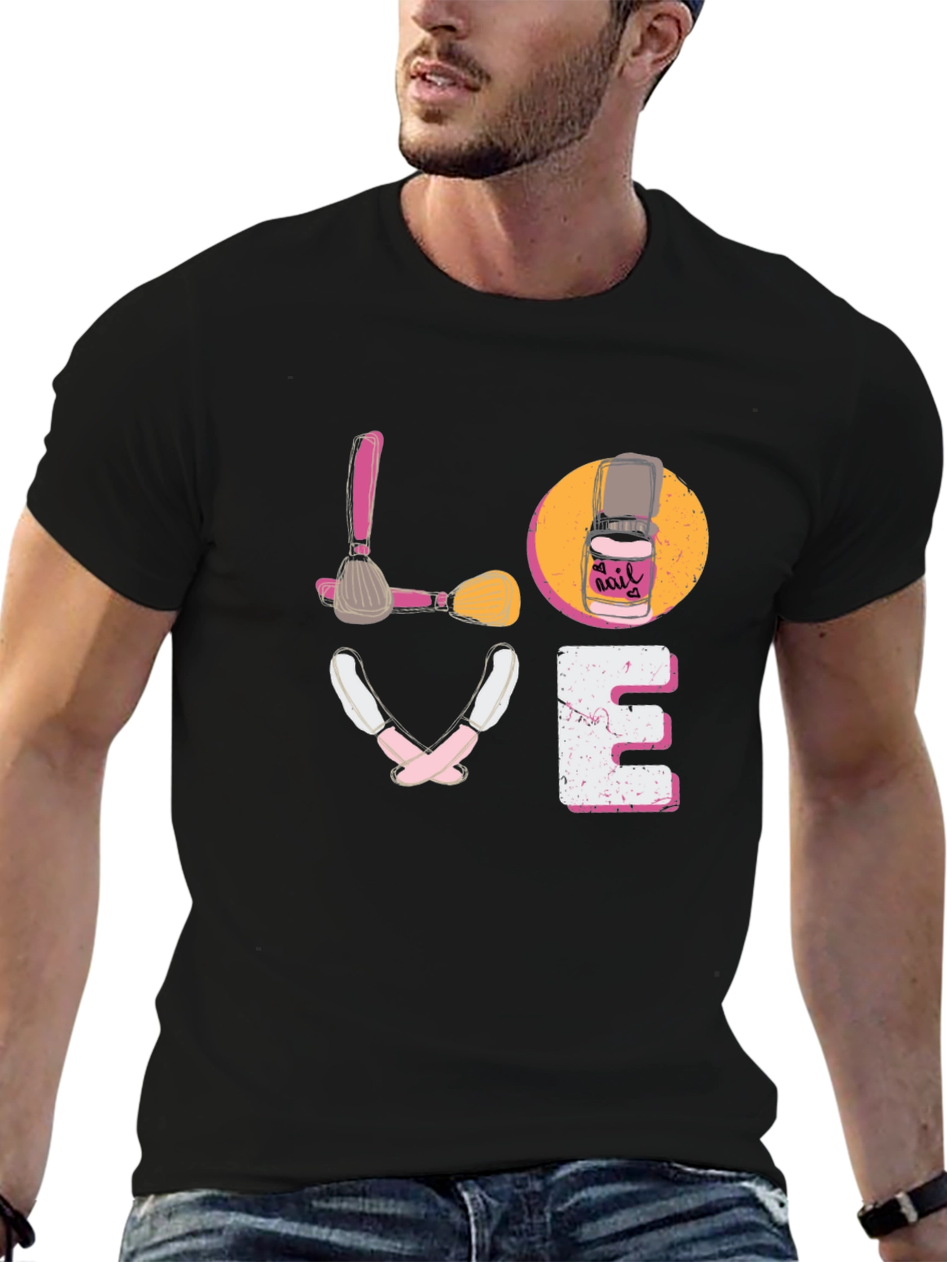 Nail Tech Love T-Shirt - Manicure & Pedicure Design