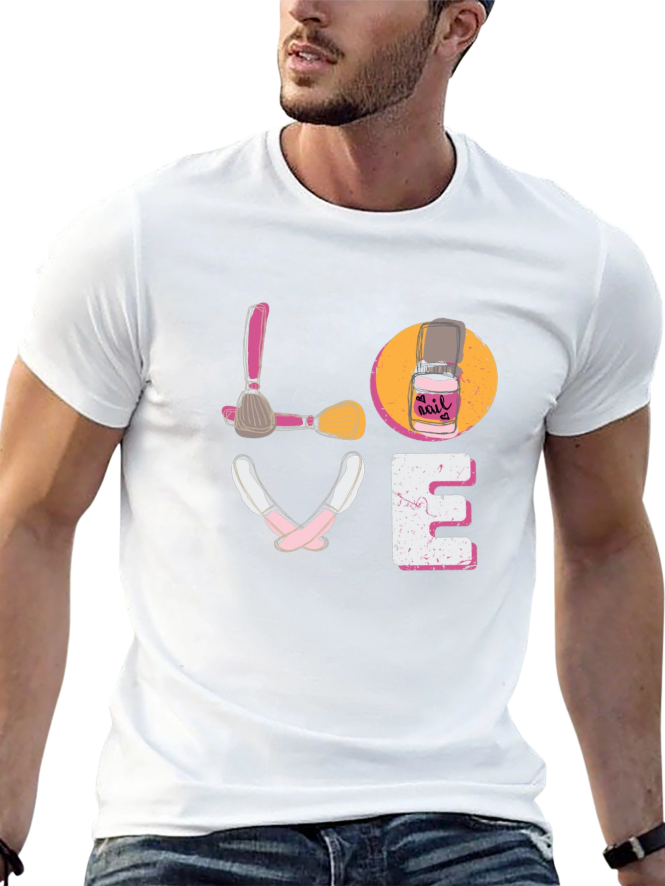 Nail Tech Love T-Shirt - Manicure & Pedicure Design