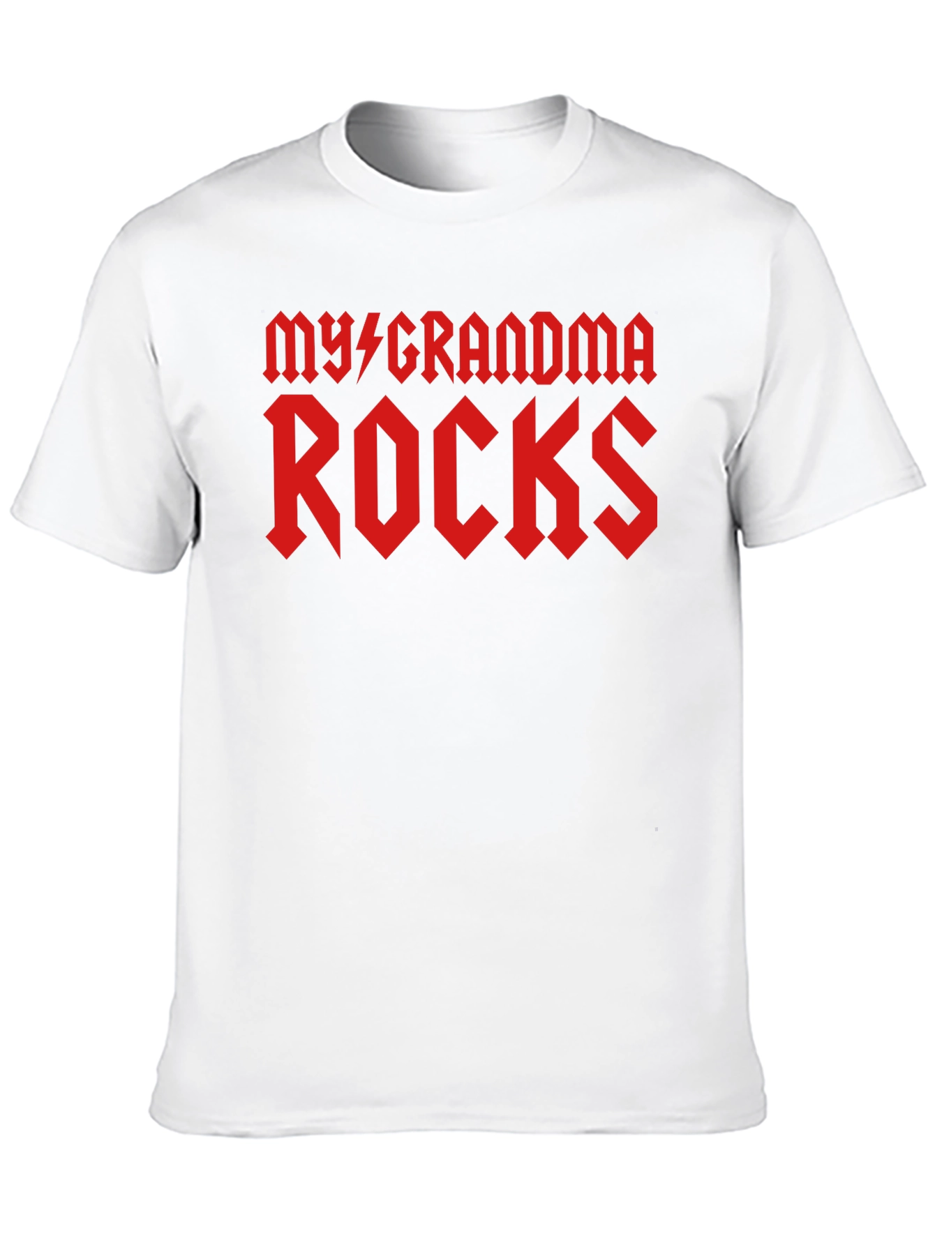 My Grandma Rocks Black T-Shirt