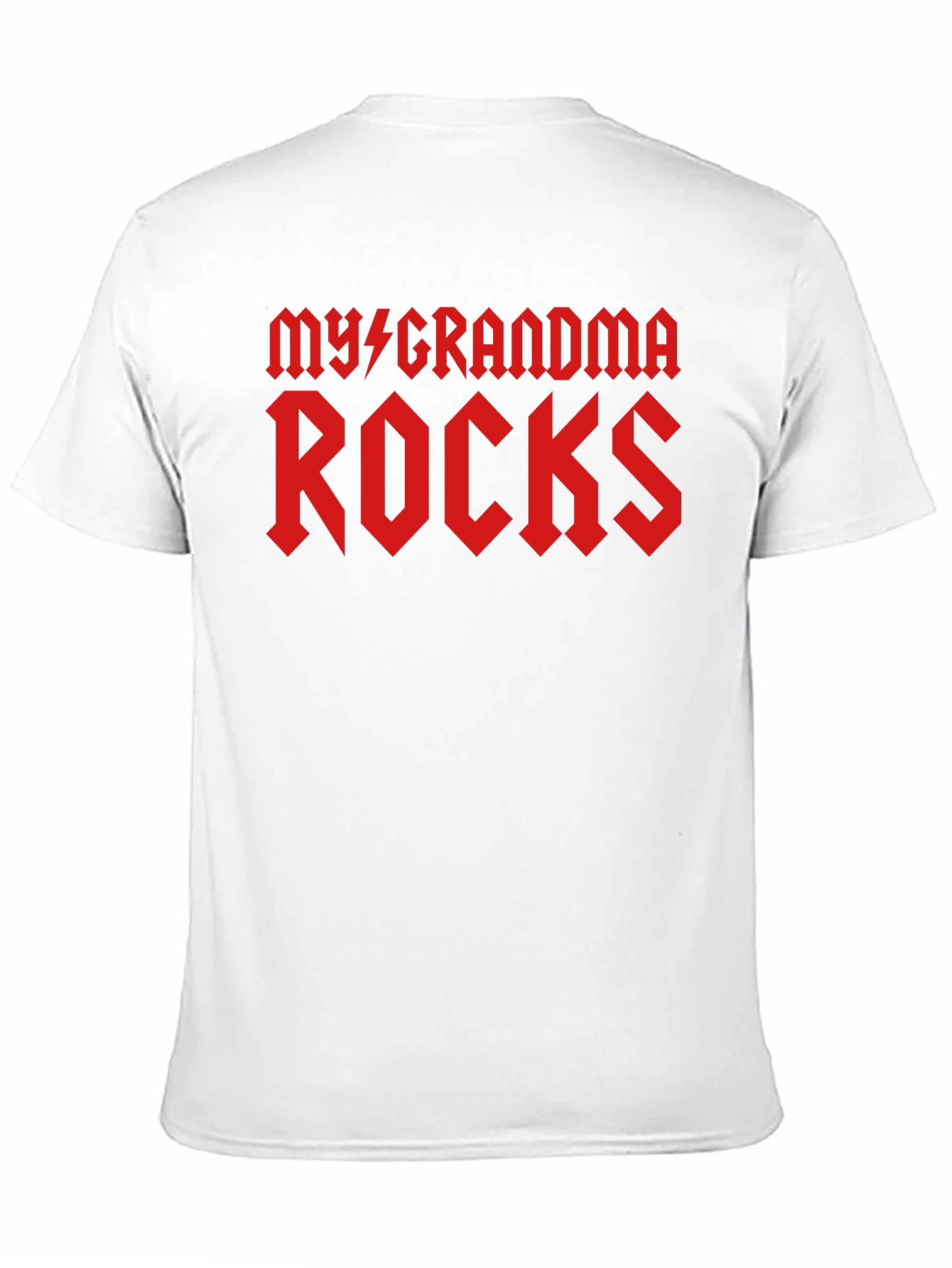My Grandma Rocks Black T-Shirt