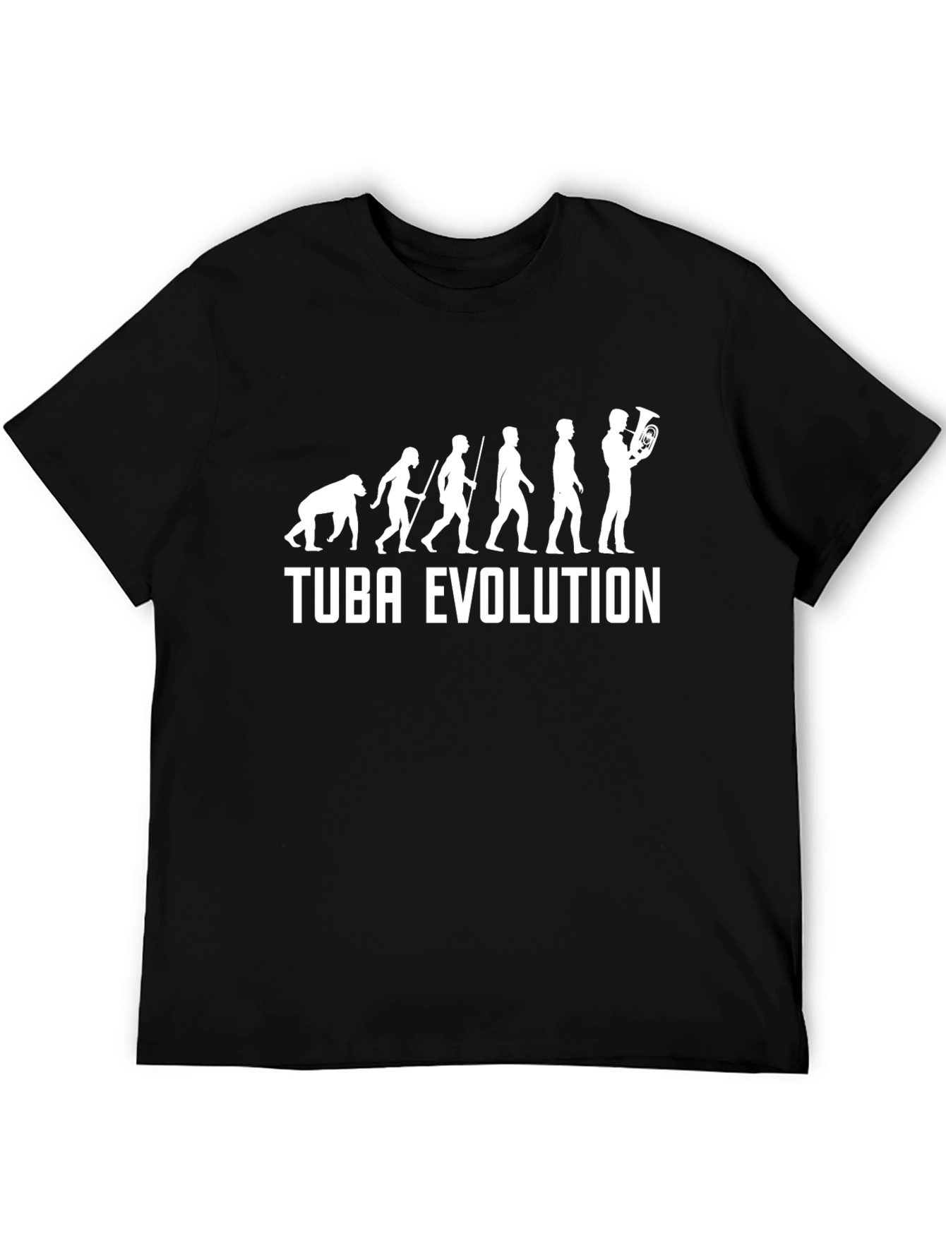 Tuba Evolution T-Shirt - Band Humor Tee