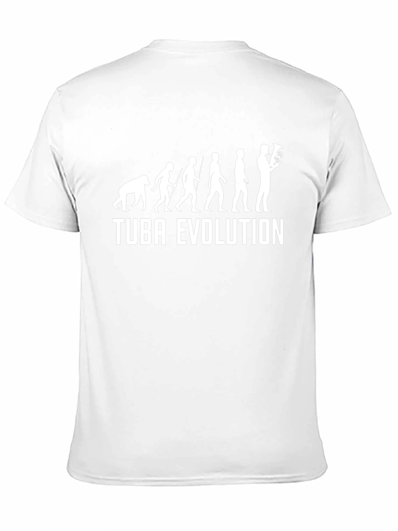 Tuba Evolution T-Shirt - Band Humor Tee