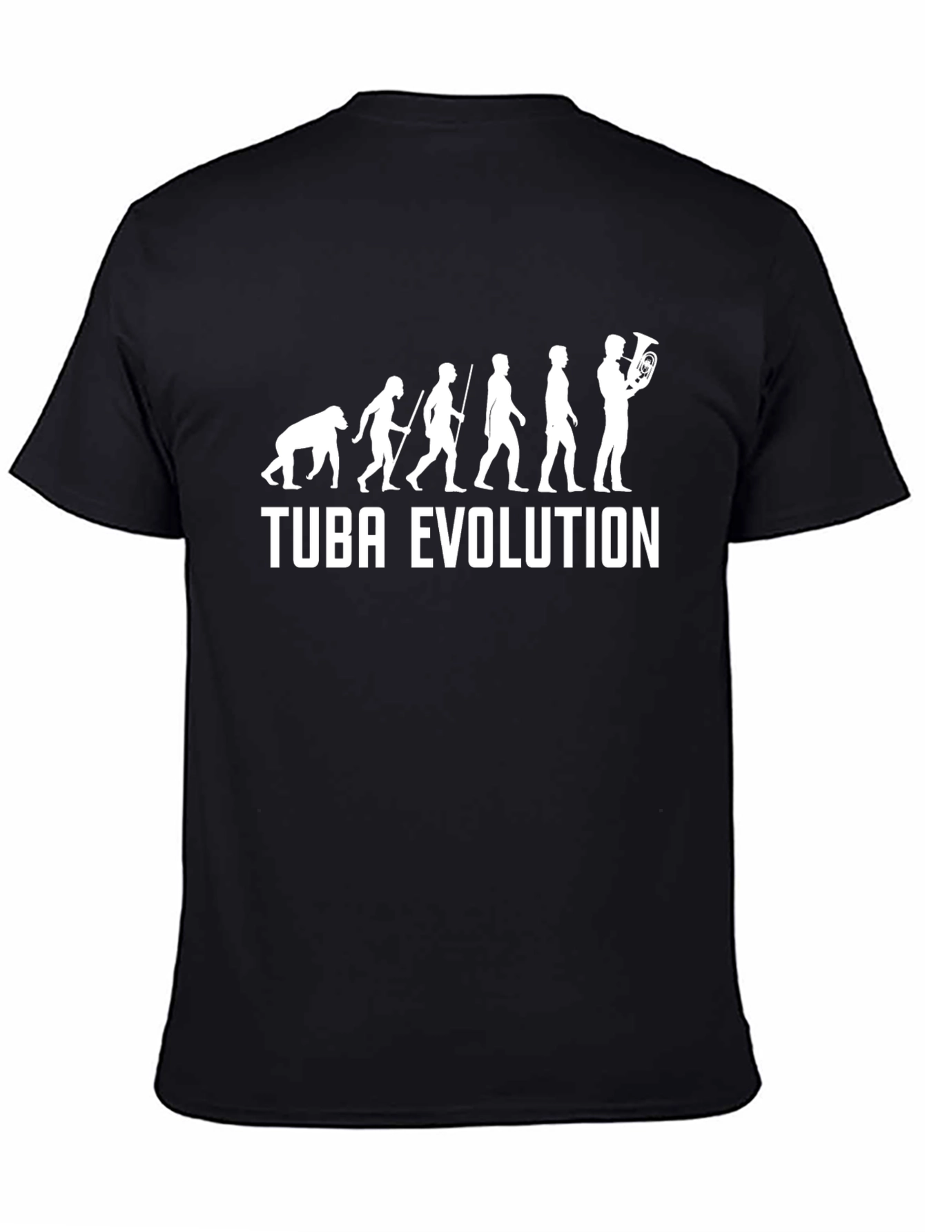 Tuba Evolution T-Shirt - Band Humor Tee