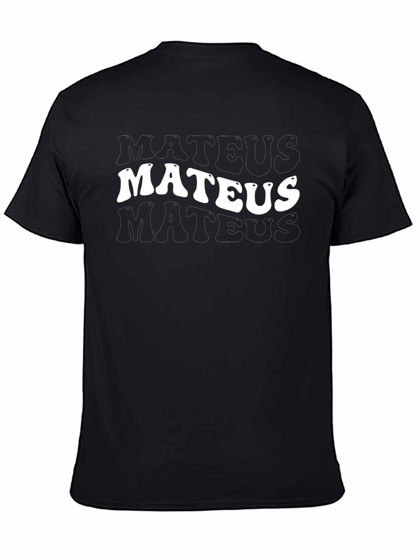 Retro Mateus T-Shirt Cool Name Tee