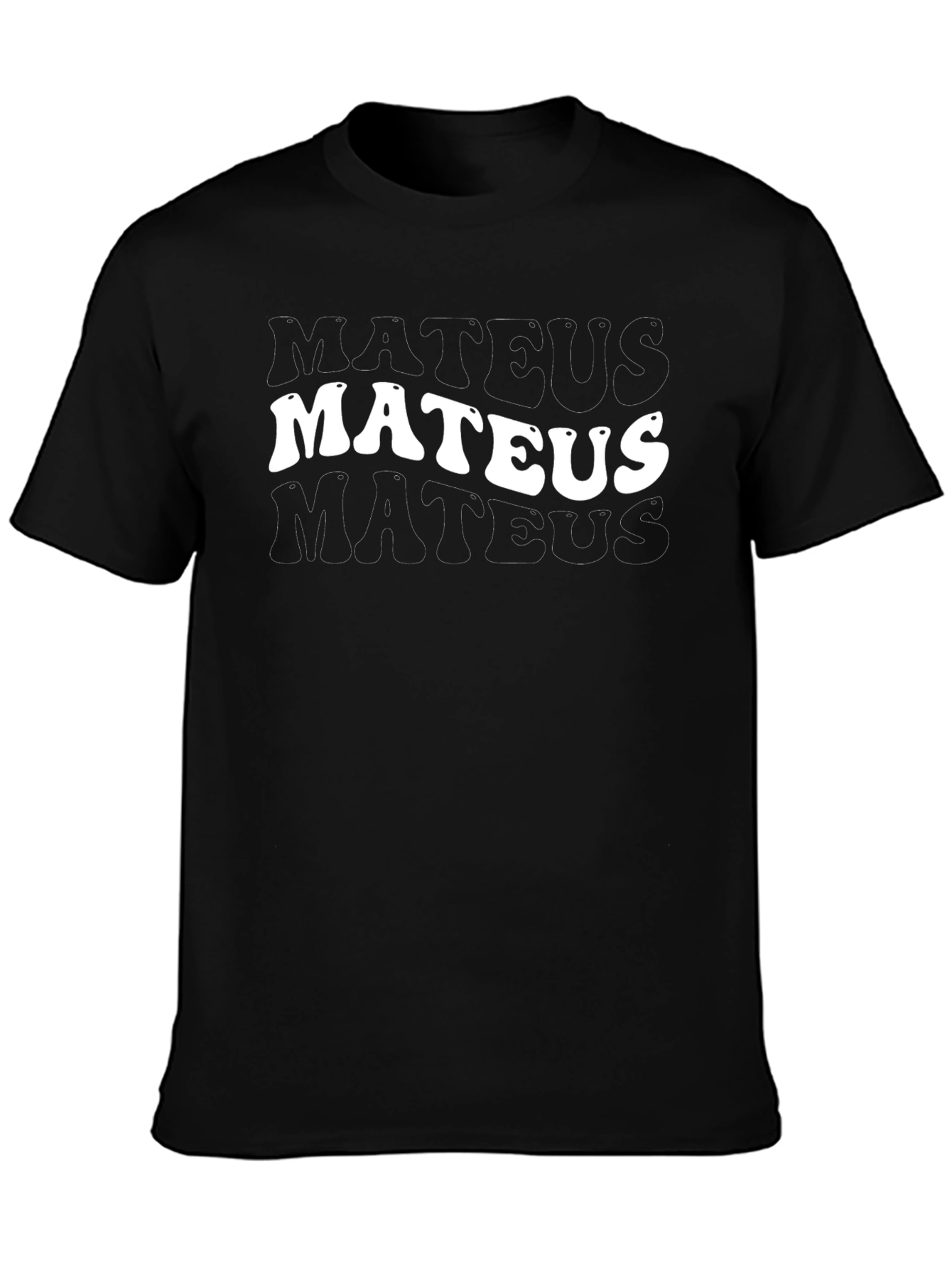 Retro Mateus T-Shirt Cool Name Tee