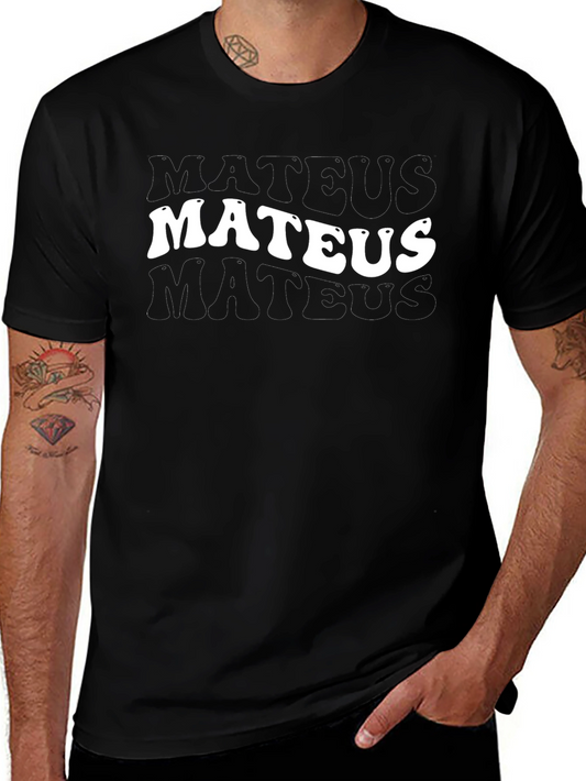 Retro Mateus T-Shirt Cool Name Tee