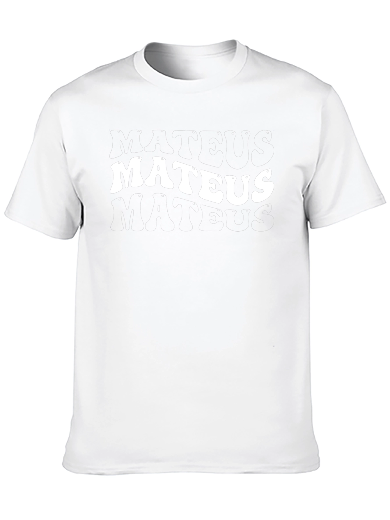 Retro Mateus T-Shirt Cool Name Tee