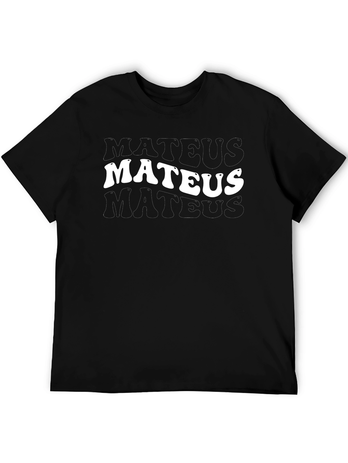 Retro Mateus T-Shirt Cool Name Tee
