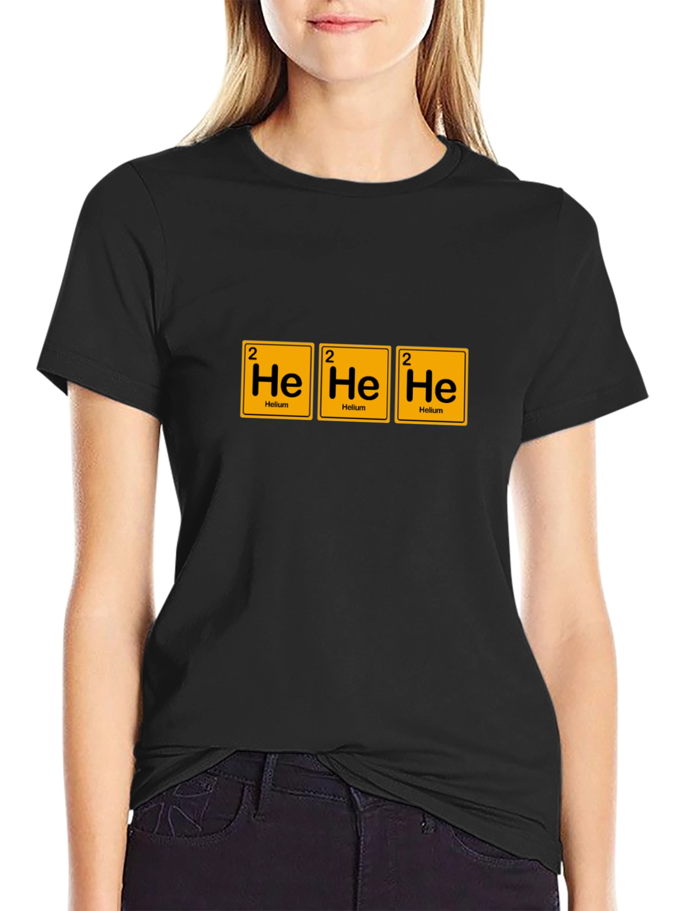 HeHeHe Helium Element Periodic Table T-Shirt