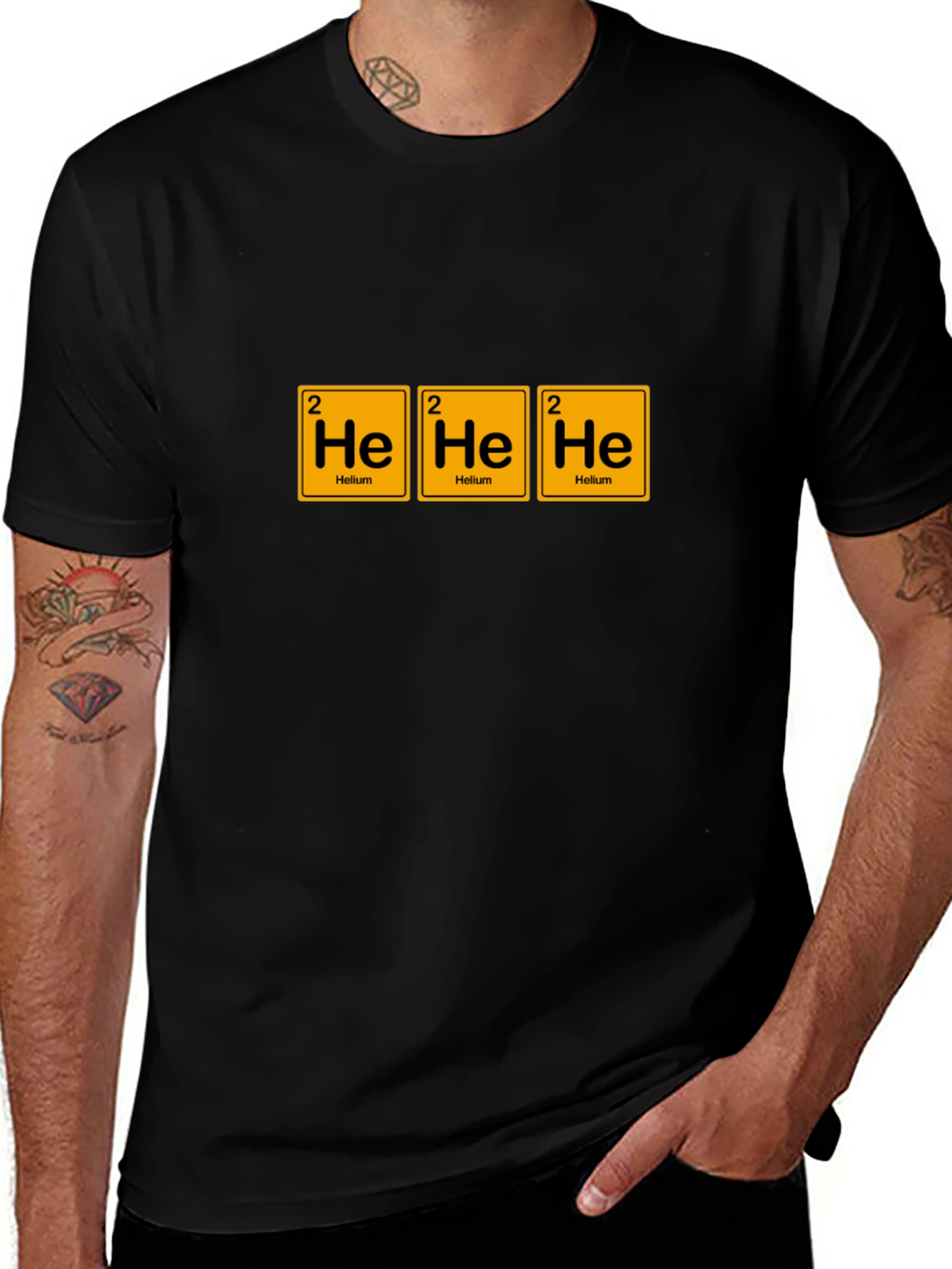 HeHeHe Helium Element Periodic Table T-Shirt