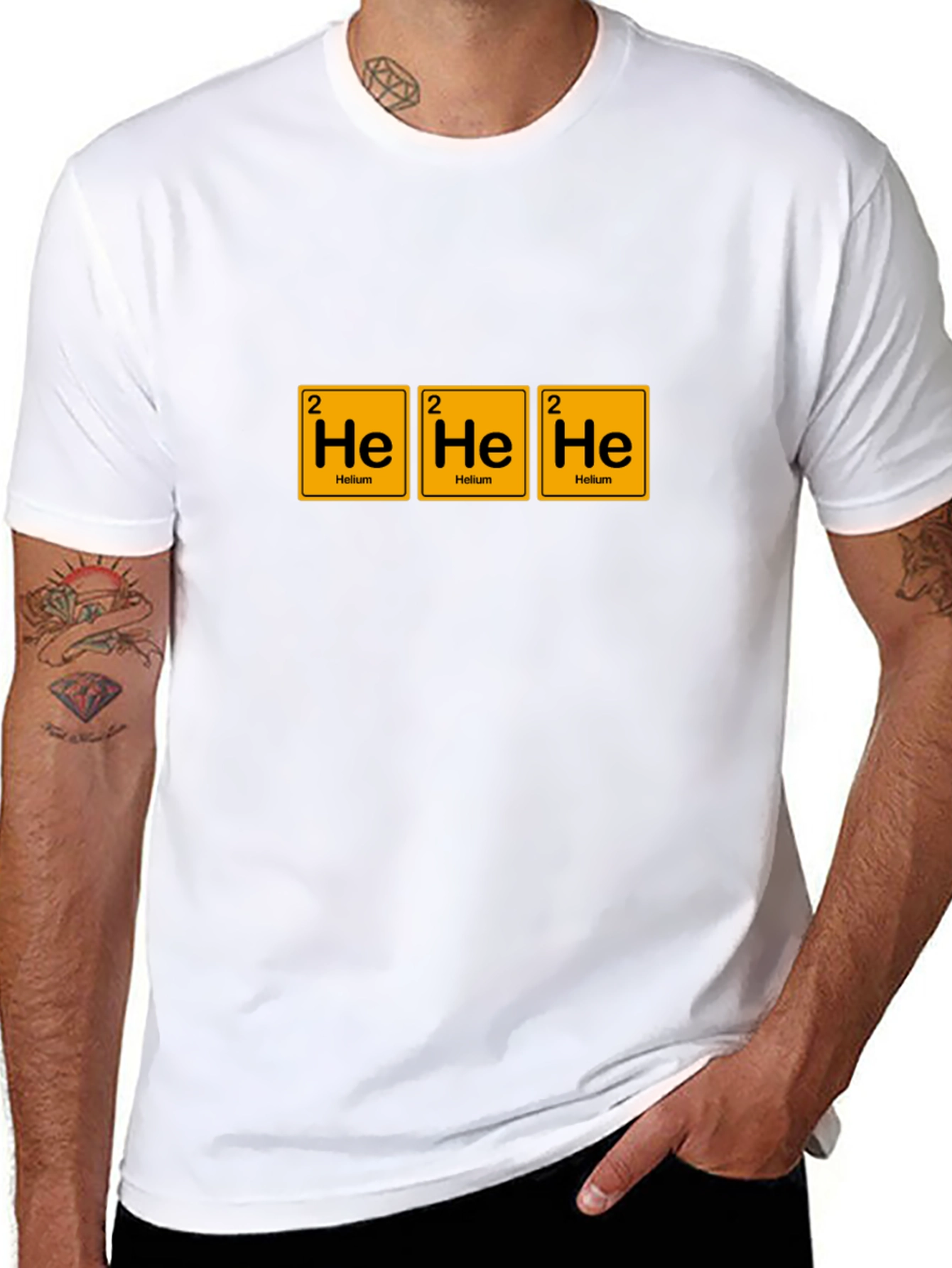 HeHeHe Helium Element Periodic Table T-Shirt