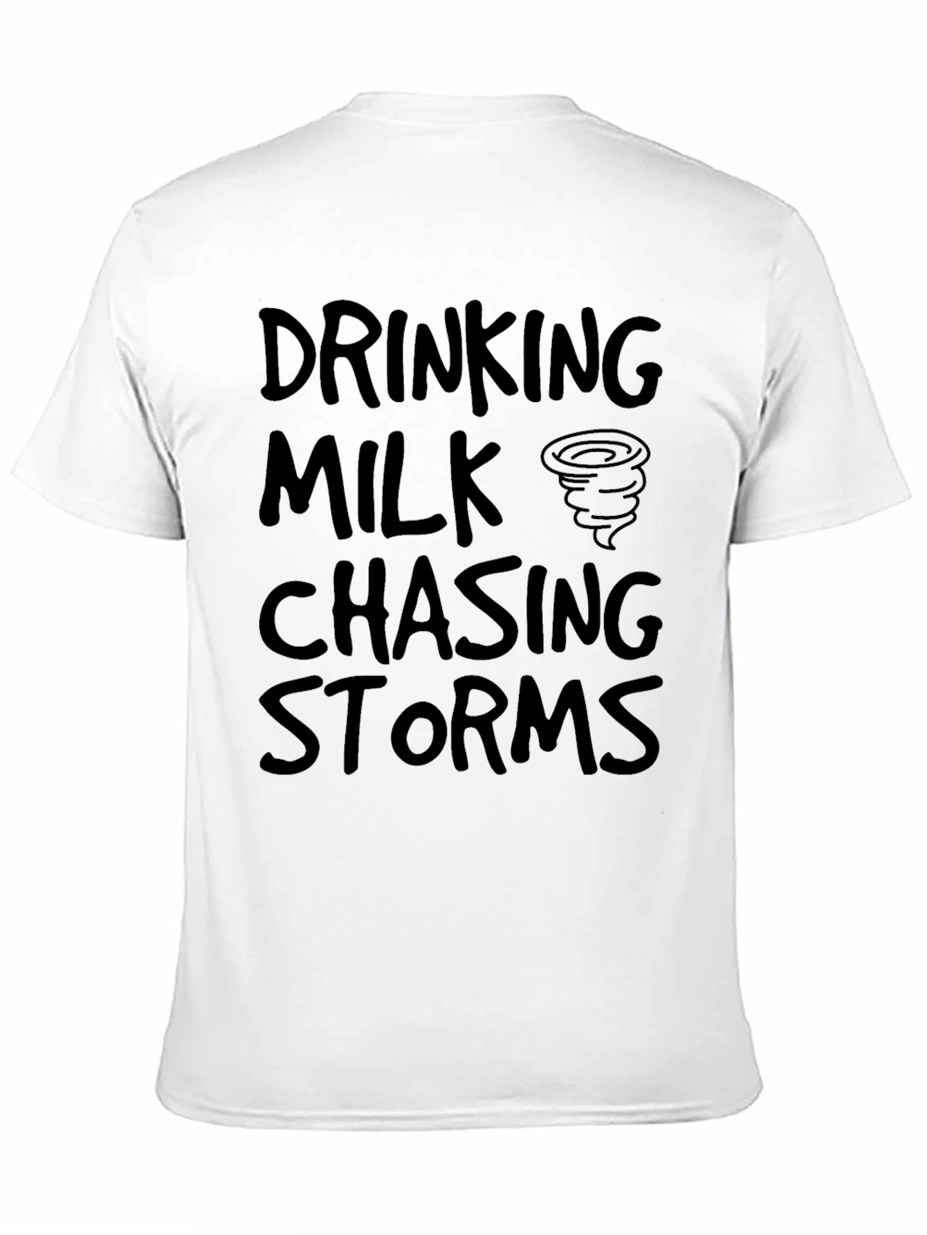 Drinking Milk Chasing Storms Graphic T-Shirt