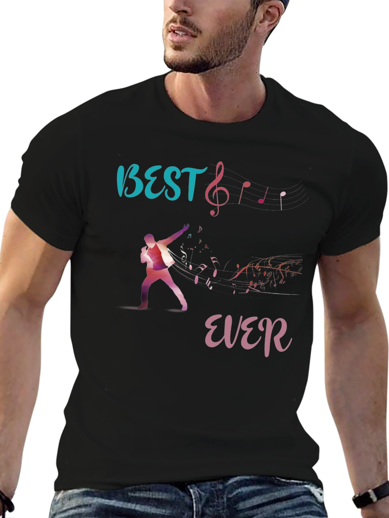Best Ever Musician T-Shirt - Black Cotton Tee