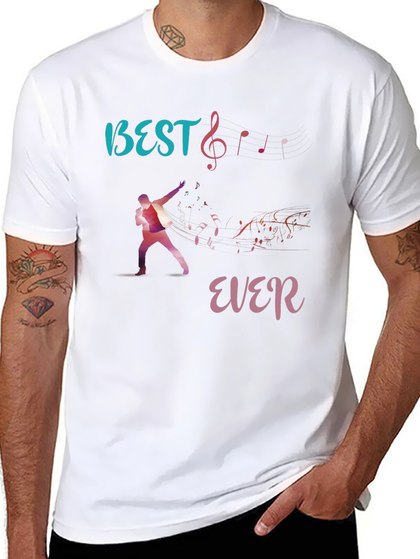 Best Ever Musician T-Shirt - Black Cotton Tee