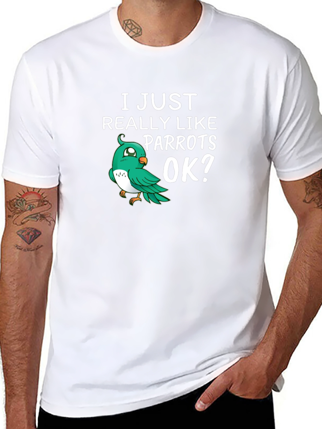 I Just Really Like Parrots OK? T-Shirt