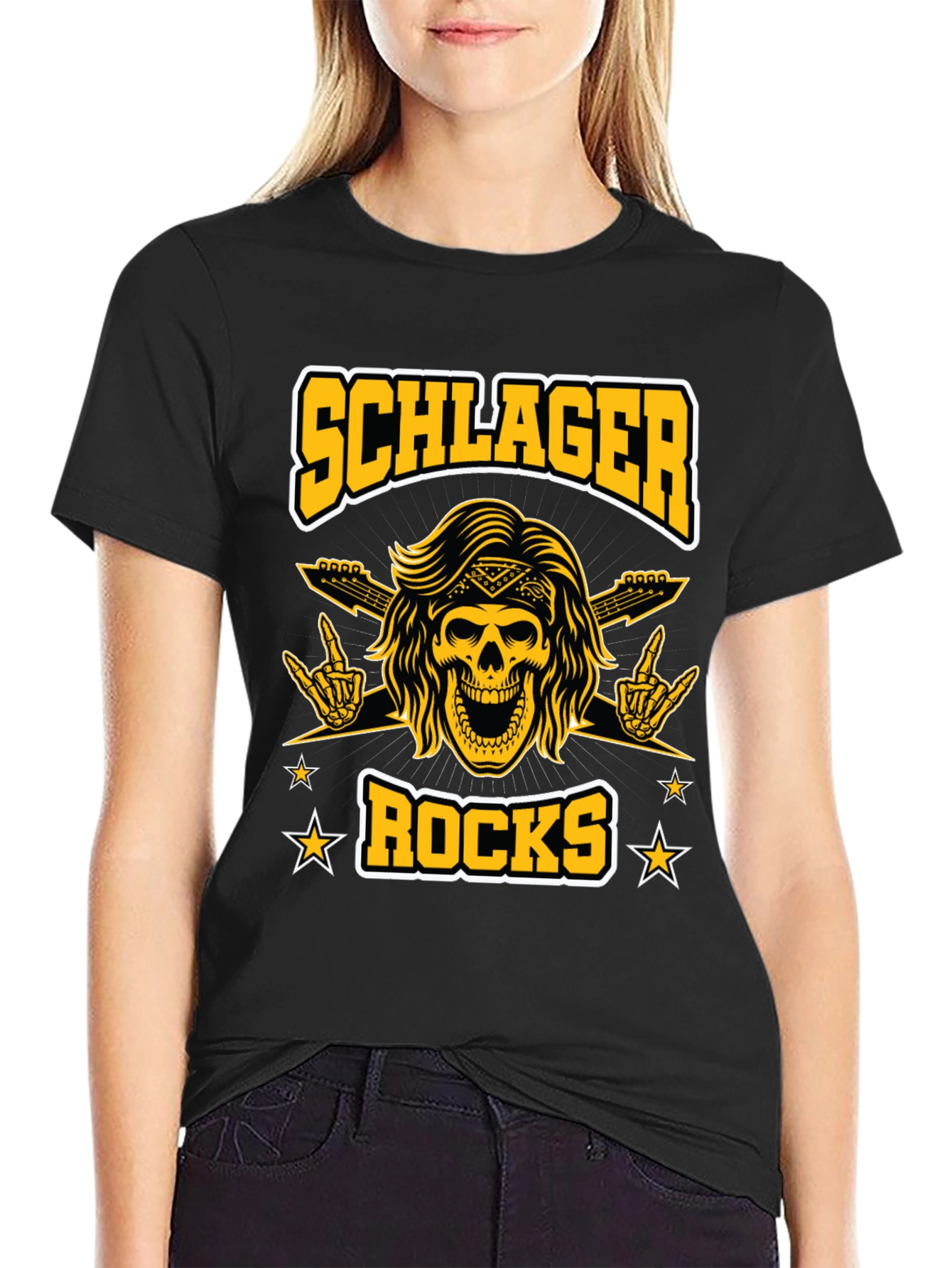 Schlager Rocks Graphic T-Shirt - Rock On!