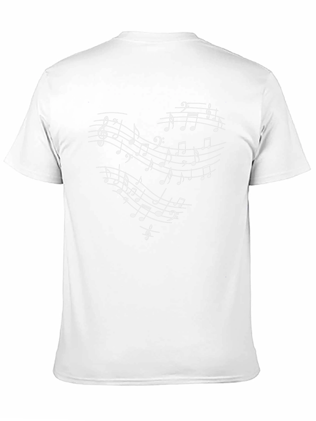 Musical Heartbeat T-Shirt - Black
