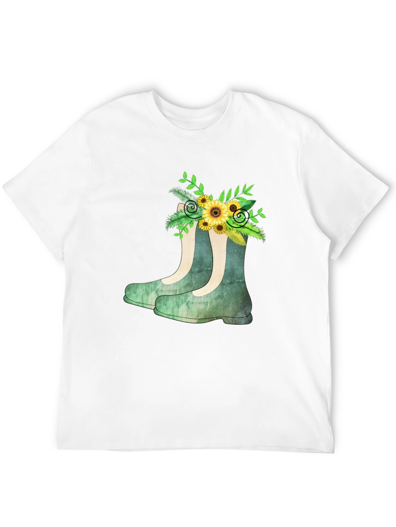 Floral Boots Graphic Tee
