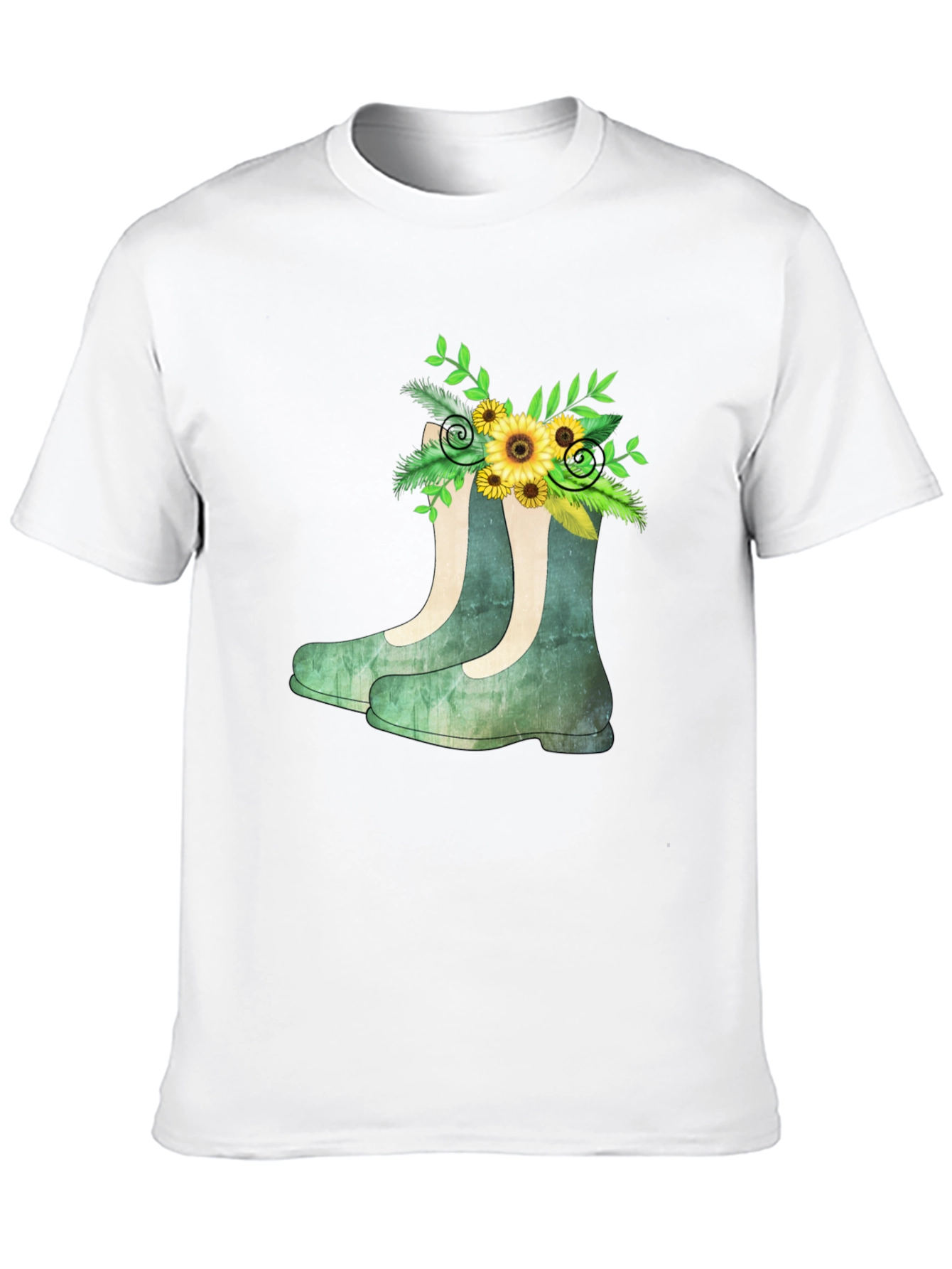 Floral Boots Graphic Tee