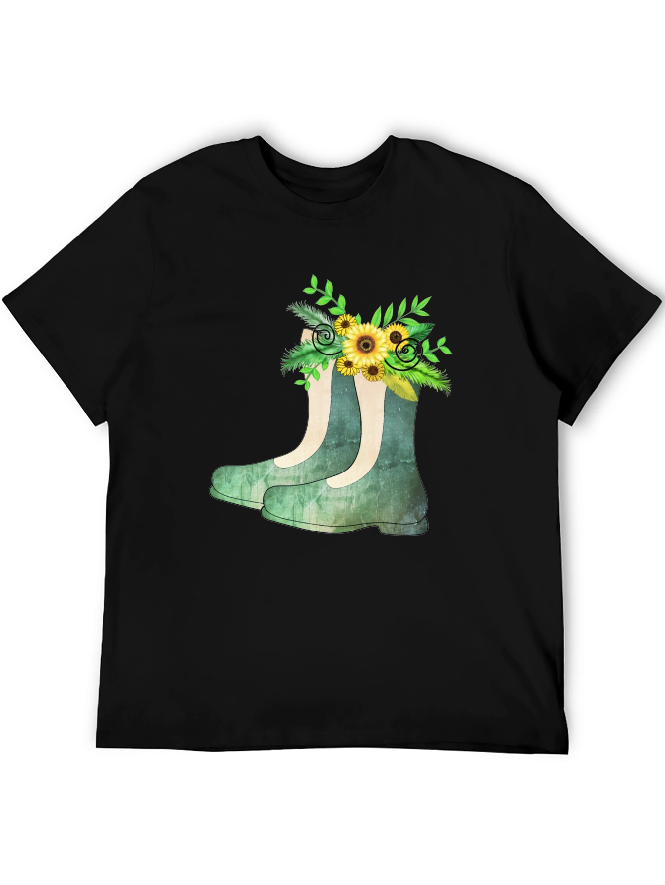 Floral Boots Graphic Tee