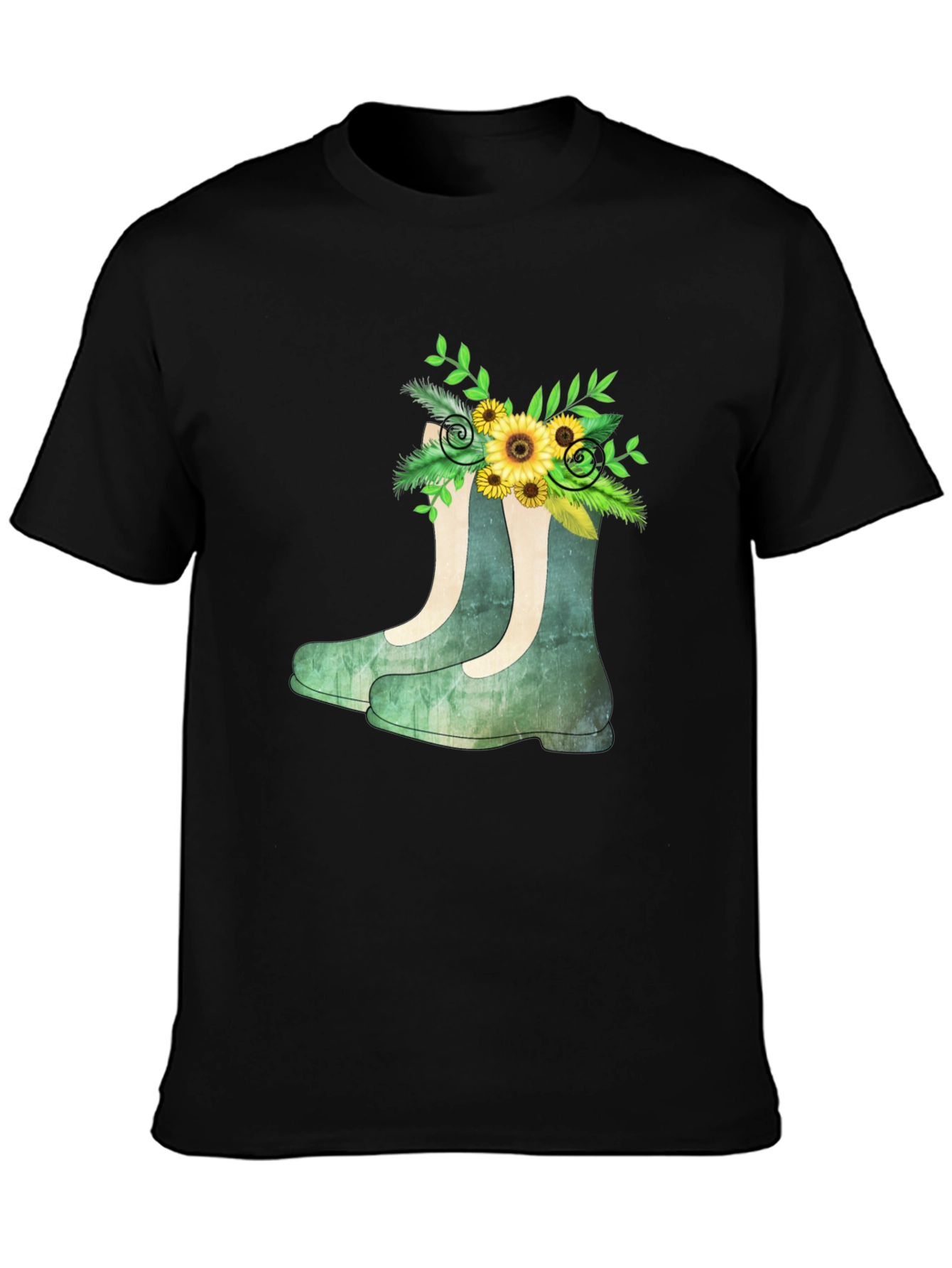 Floral Boots Graphic Tee