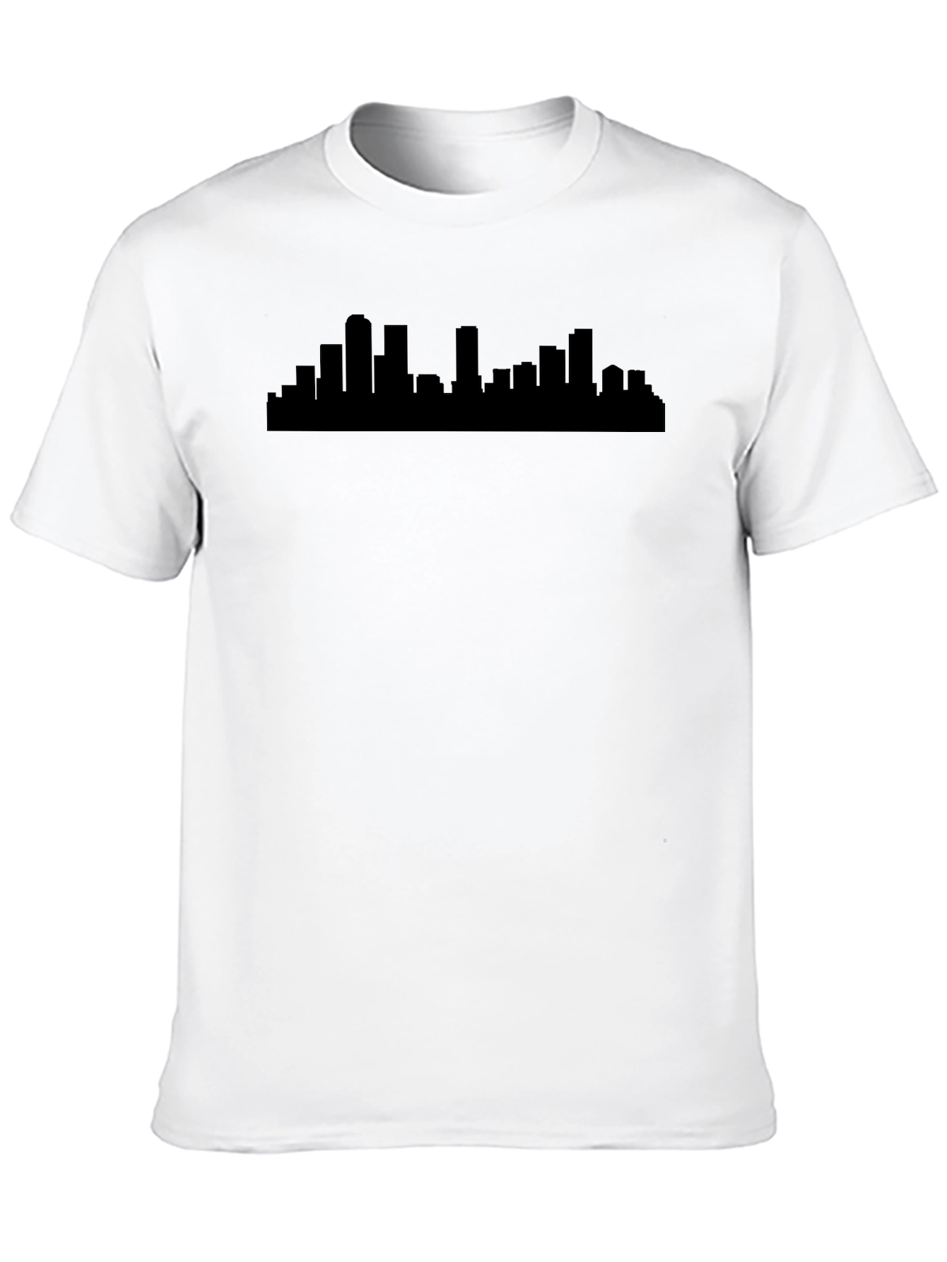 Cityscape Silhouette Tee - Modern Graphic T-Shirt