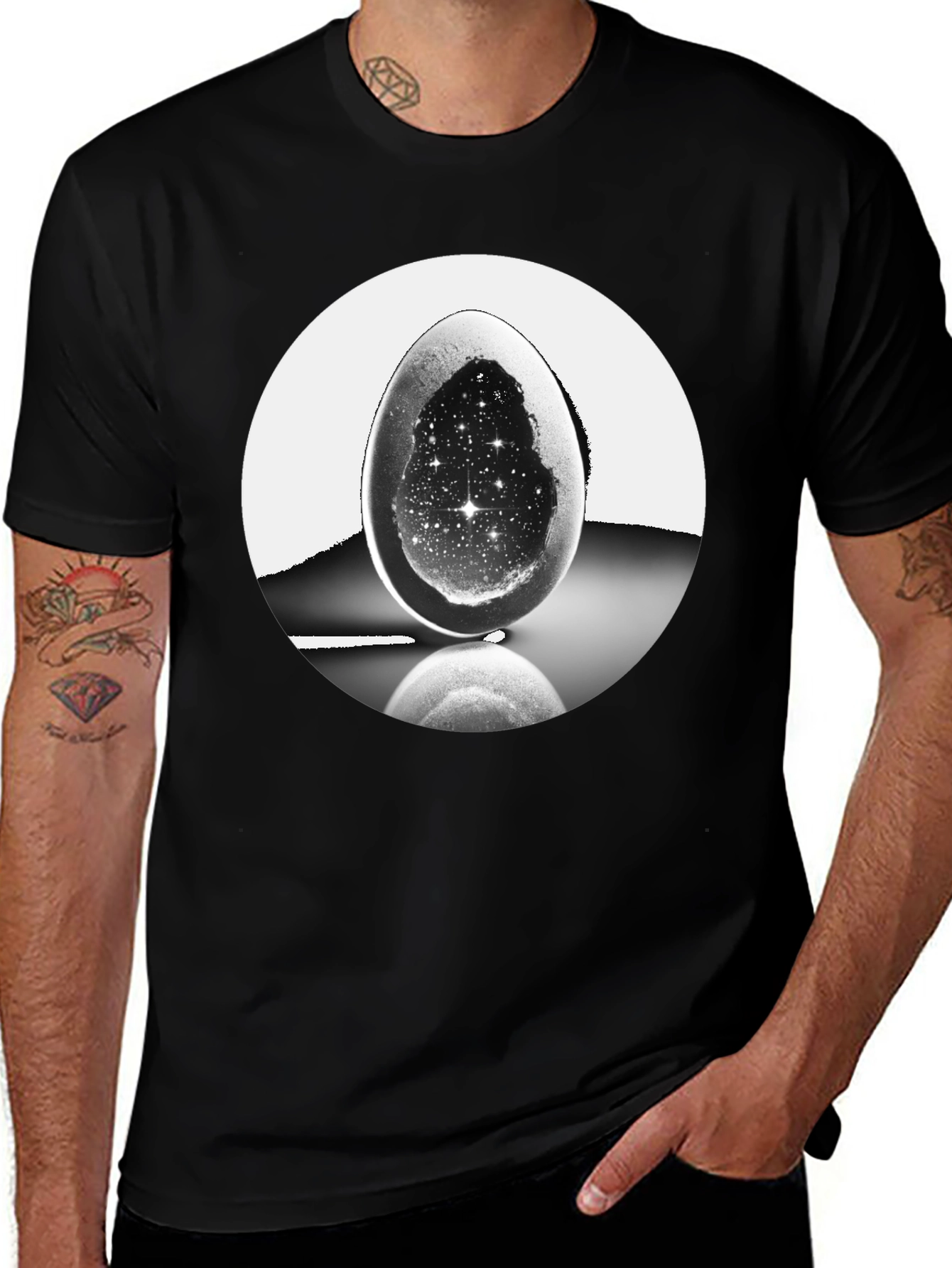 Egg Galaxy Graphic Tee