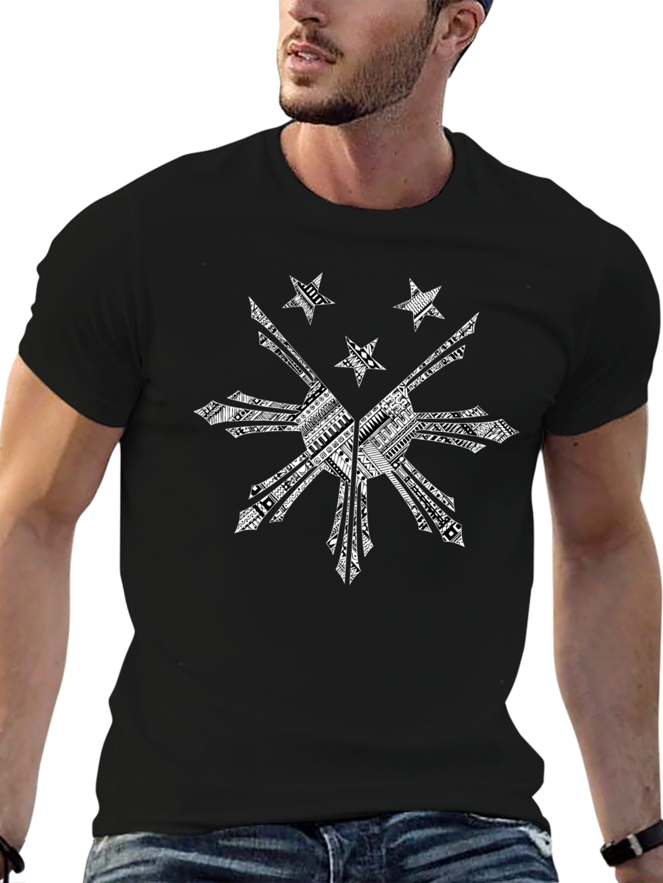 Tribal Sun Star Graphic Tee