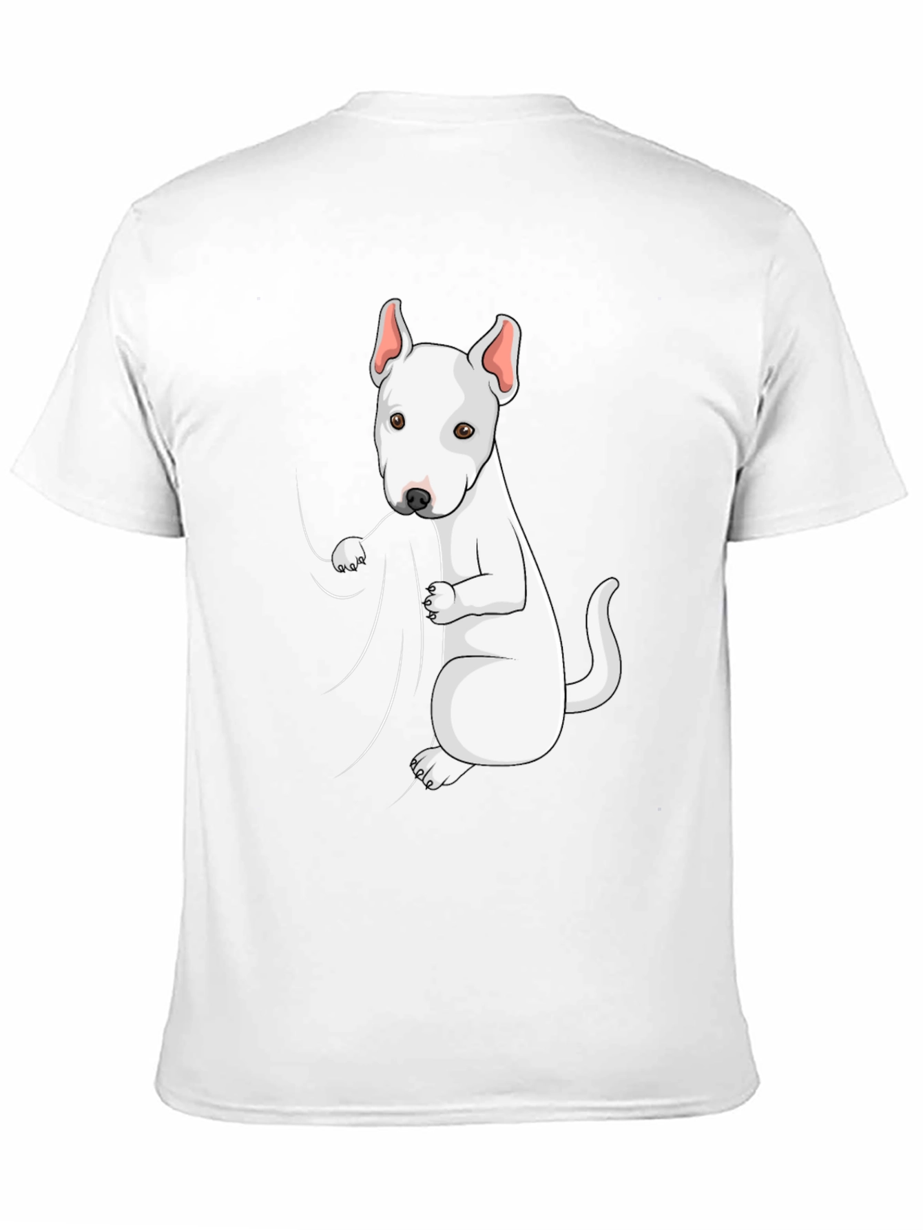 Bull Terrier Graphic Tee - Black Cotton Blend