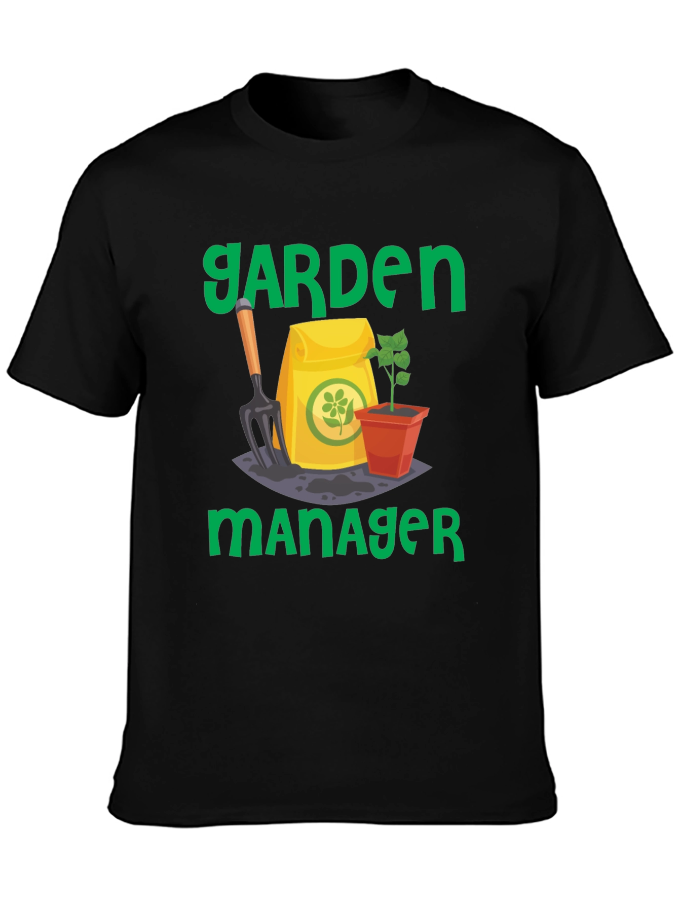 Garden Manager Graphic T-Shirt Gardener Gift
