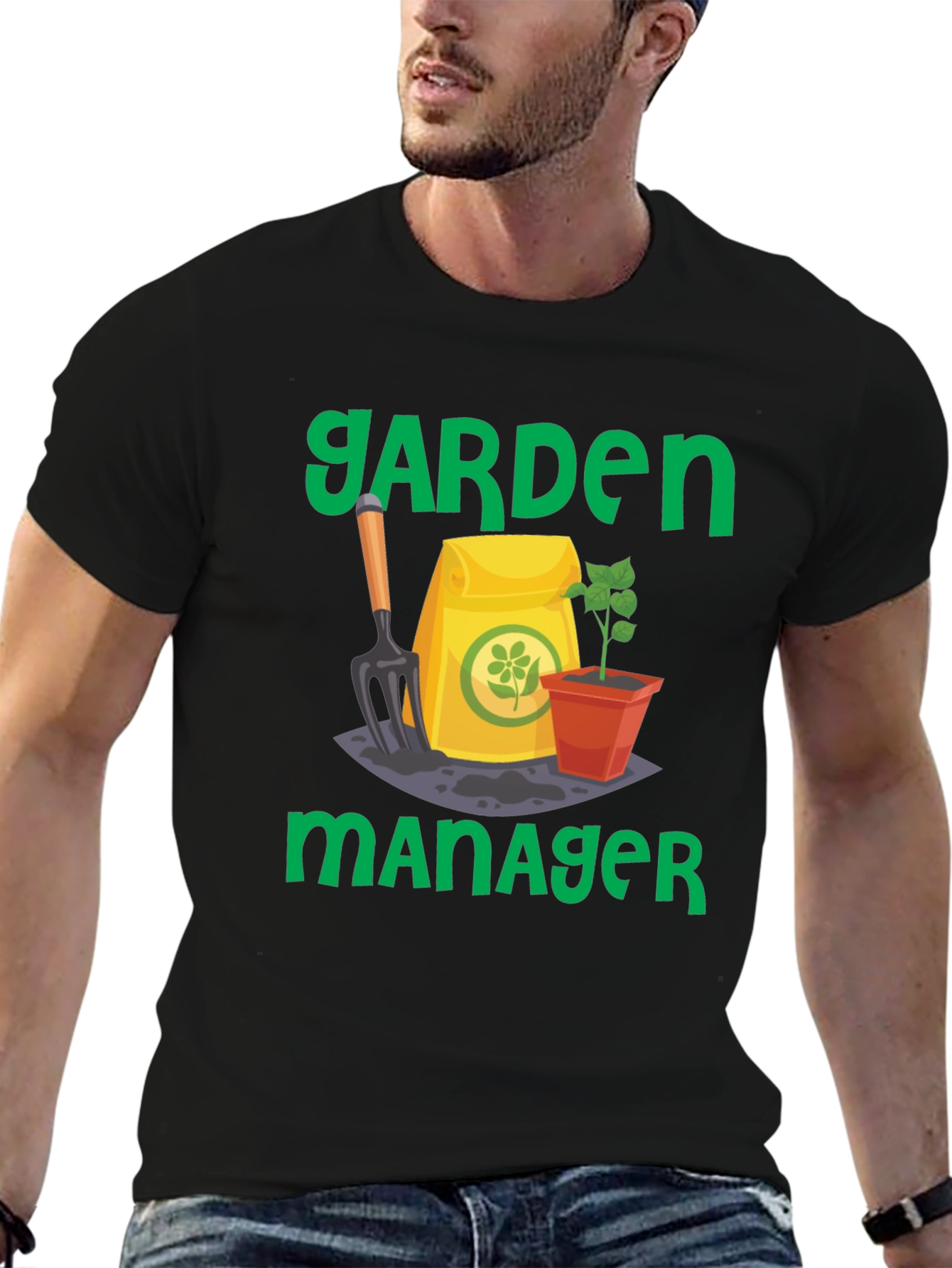 Garden Manager Graphic T-Shirt Gardener Gift