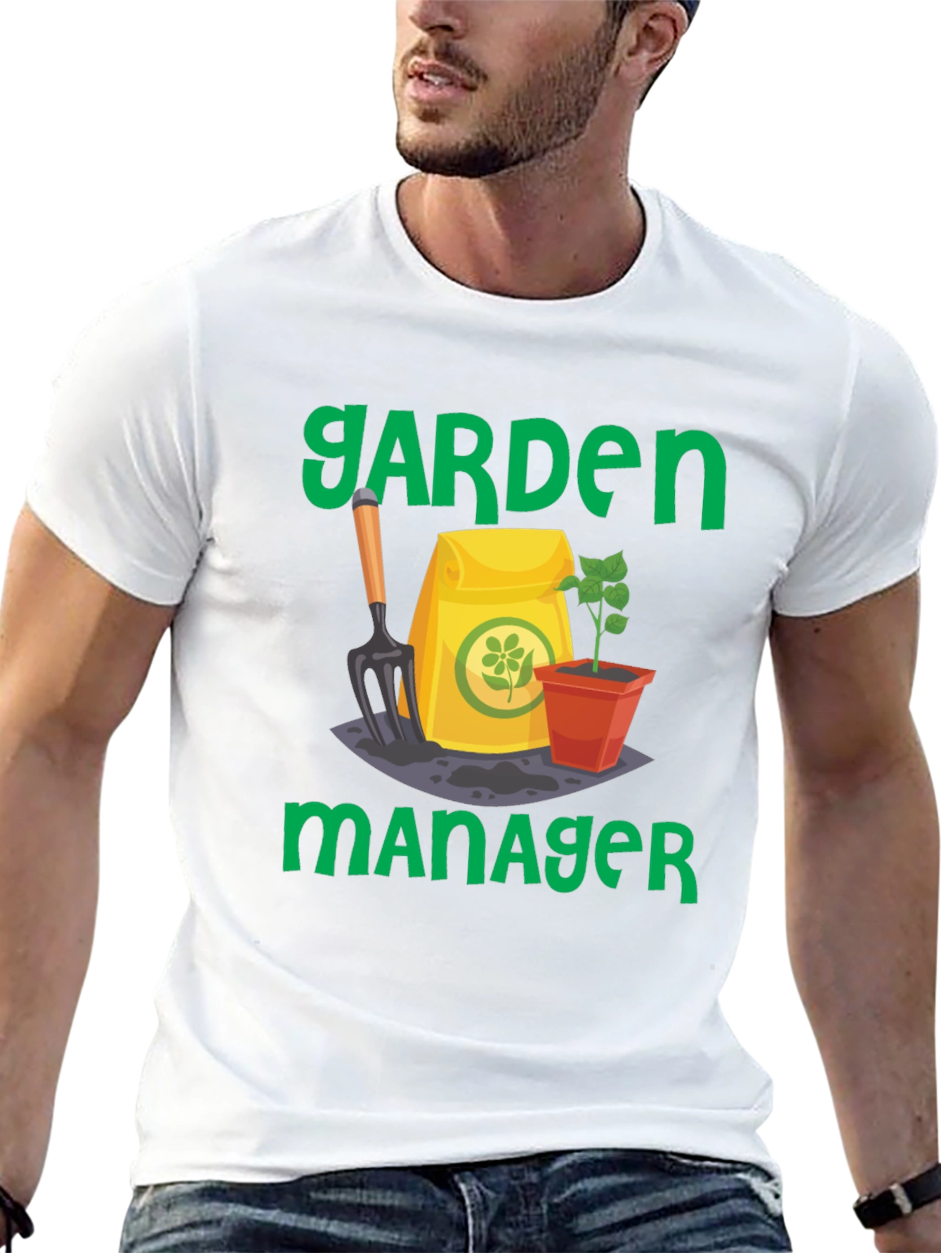 Garden Manager Graphic T-Shirt Gardener Gift