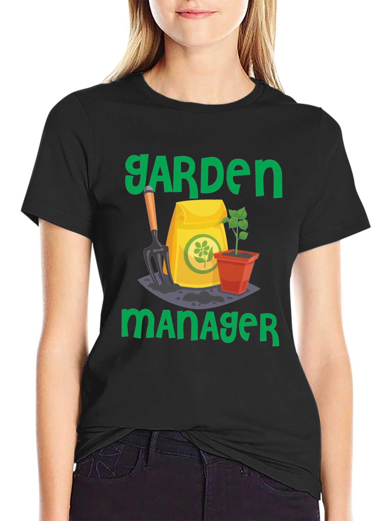 Garden Manager Graphic T-Shirt Gardener Gift