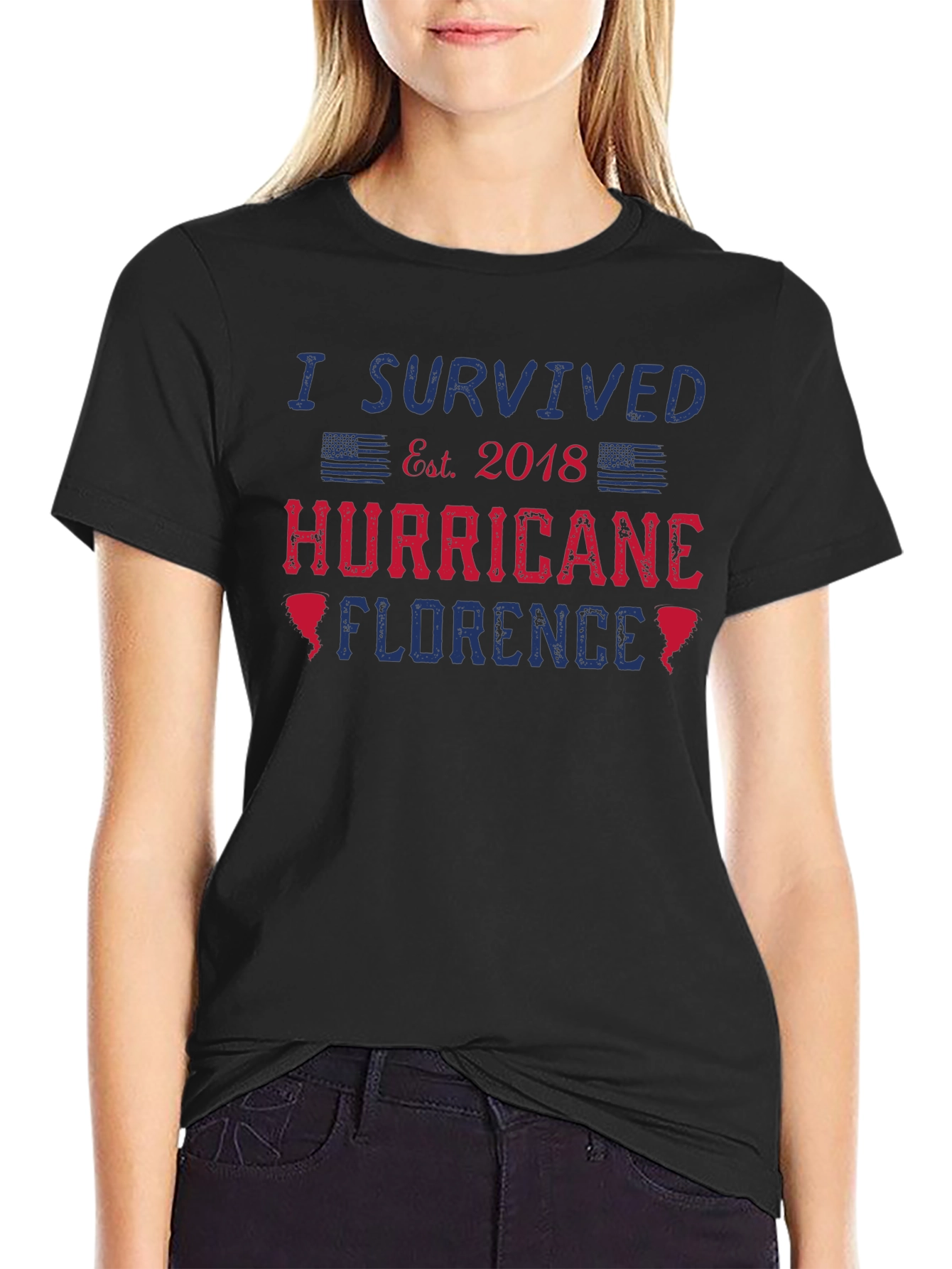 I Survived Hurricane Florence 2018 Graphic Tee