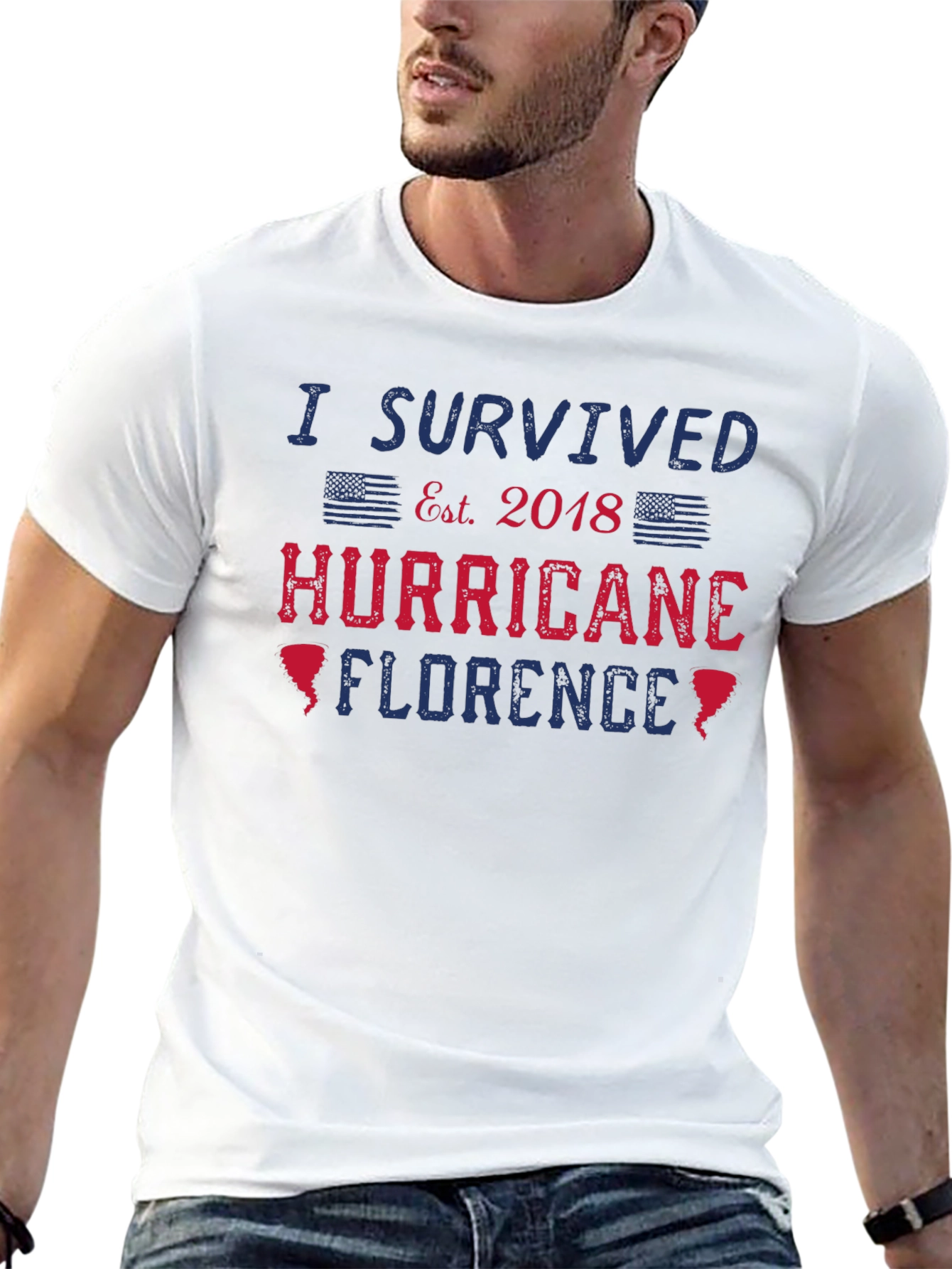 I Survived Hurricane Florence 2018 Graphic Tee